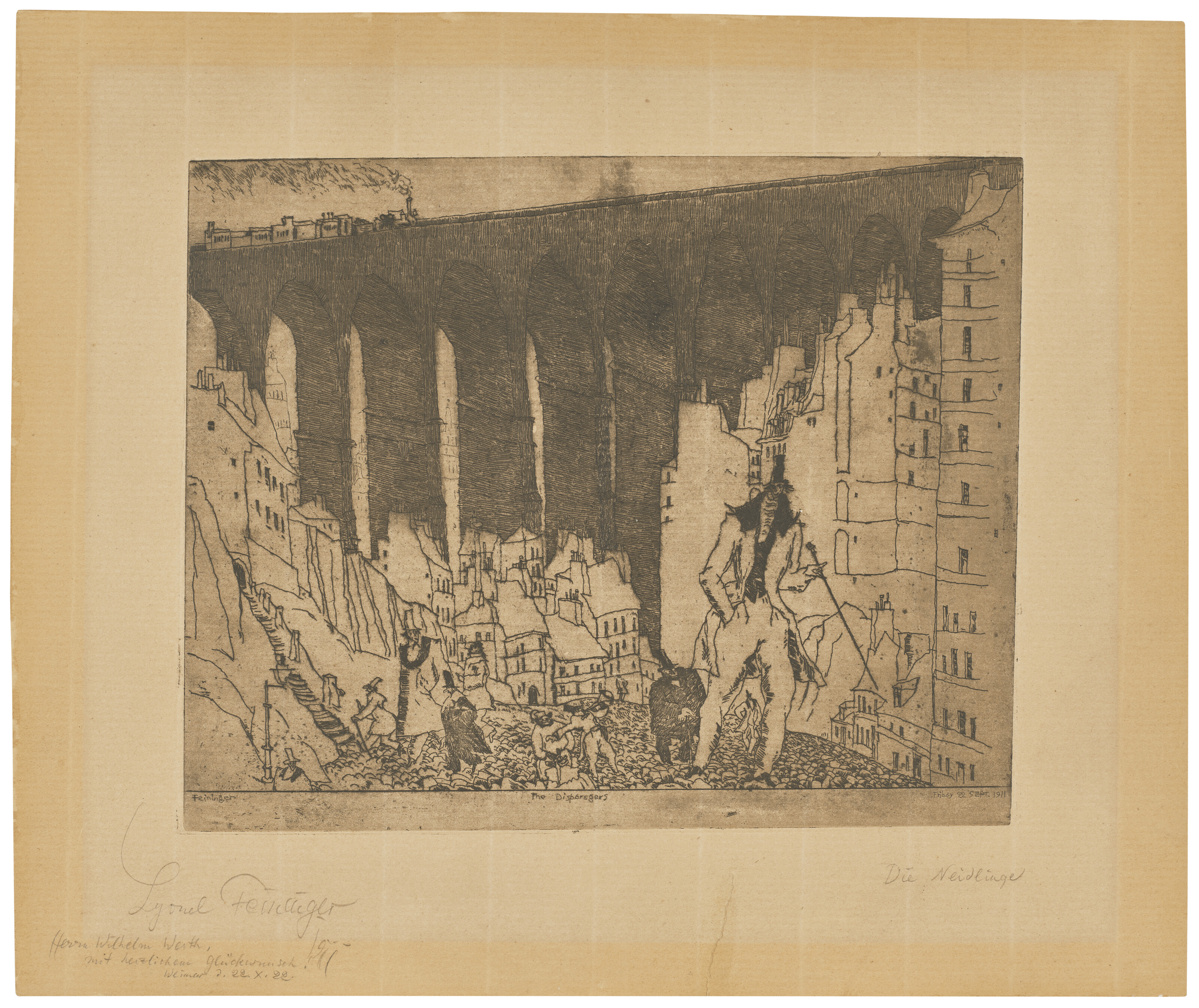 Lyonel Feininger — Оскорбители ("Die Neidlinge")