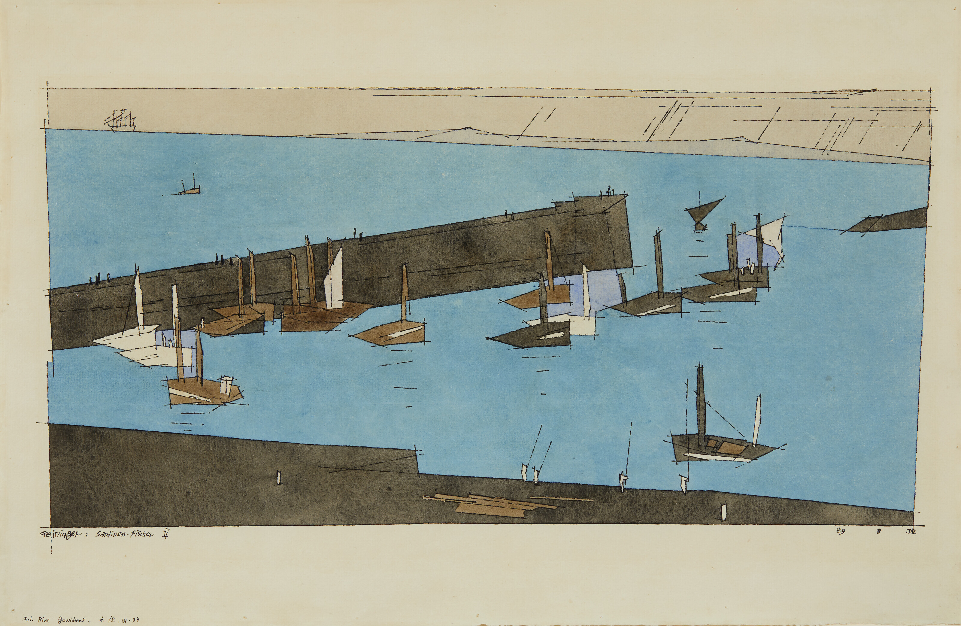 Lyonel Feininger — Сардиненфишер II