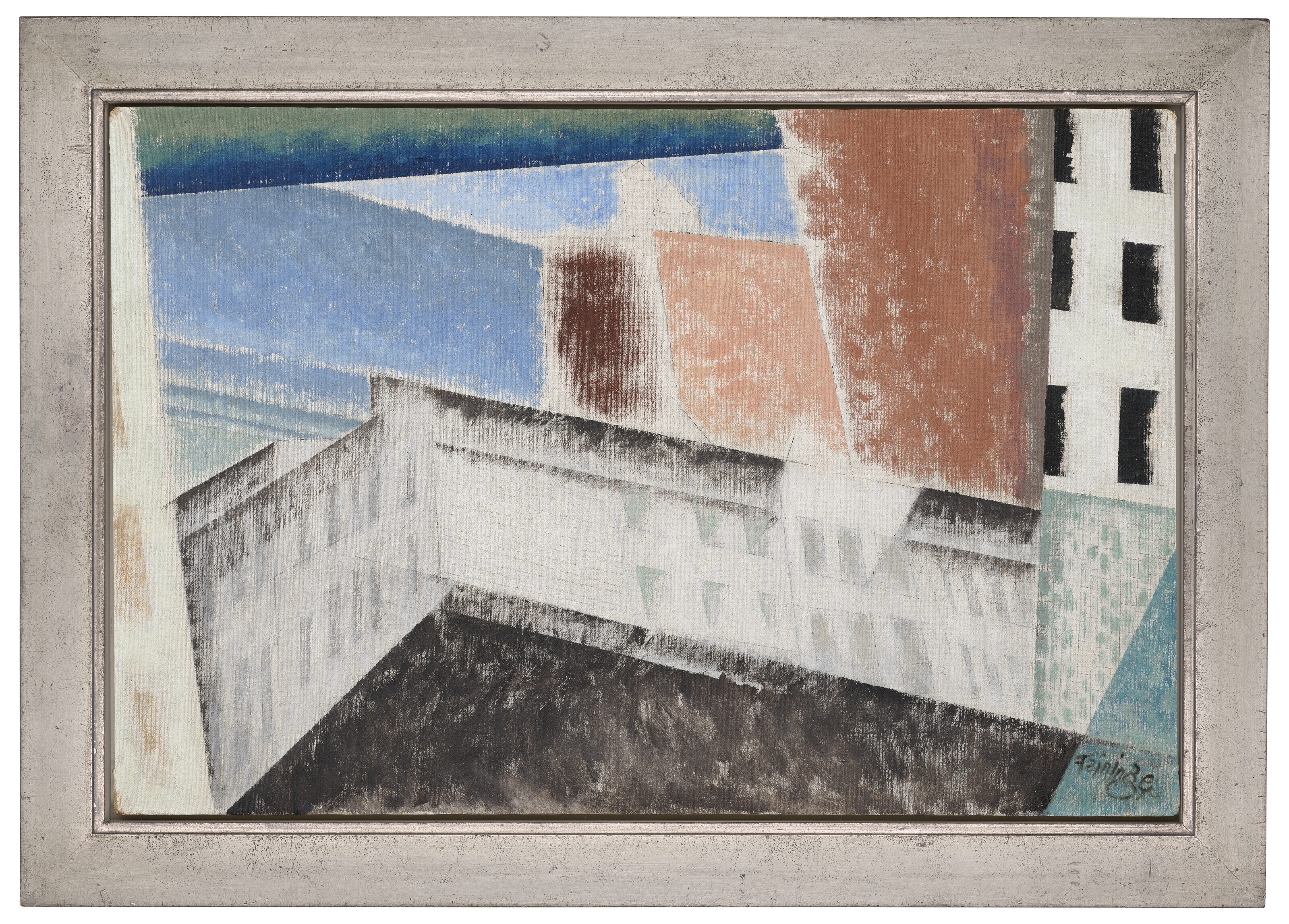 Lyonel Feininger — Архитектурная композиция I, изображение 2