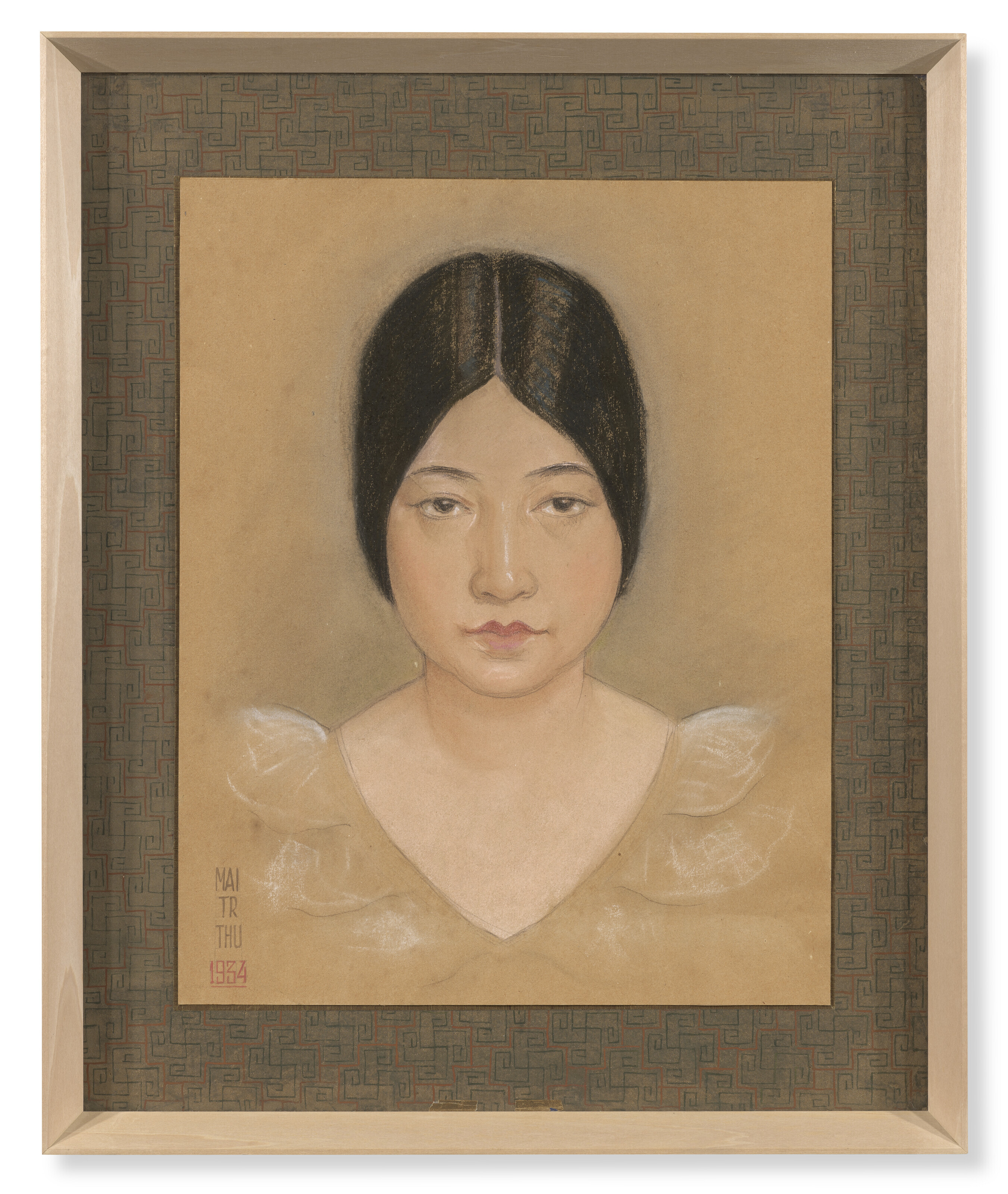 Mai Thu — Portrait d'une jeune vietnamienne (Портрет молодой вьетнамки), изображение 3