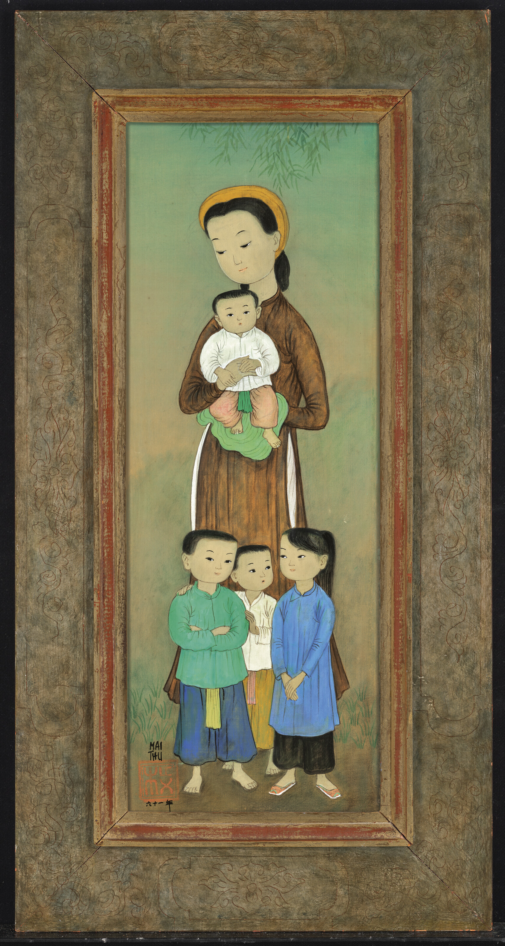 Mai Thu — Мать и дети (Mother and Children), изображение 3