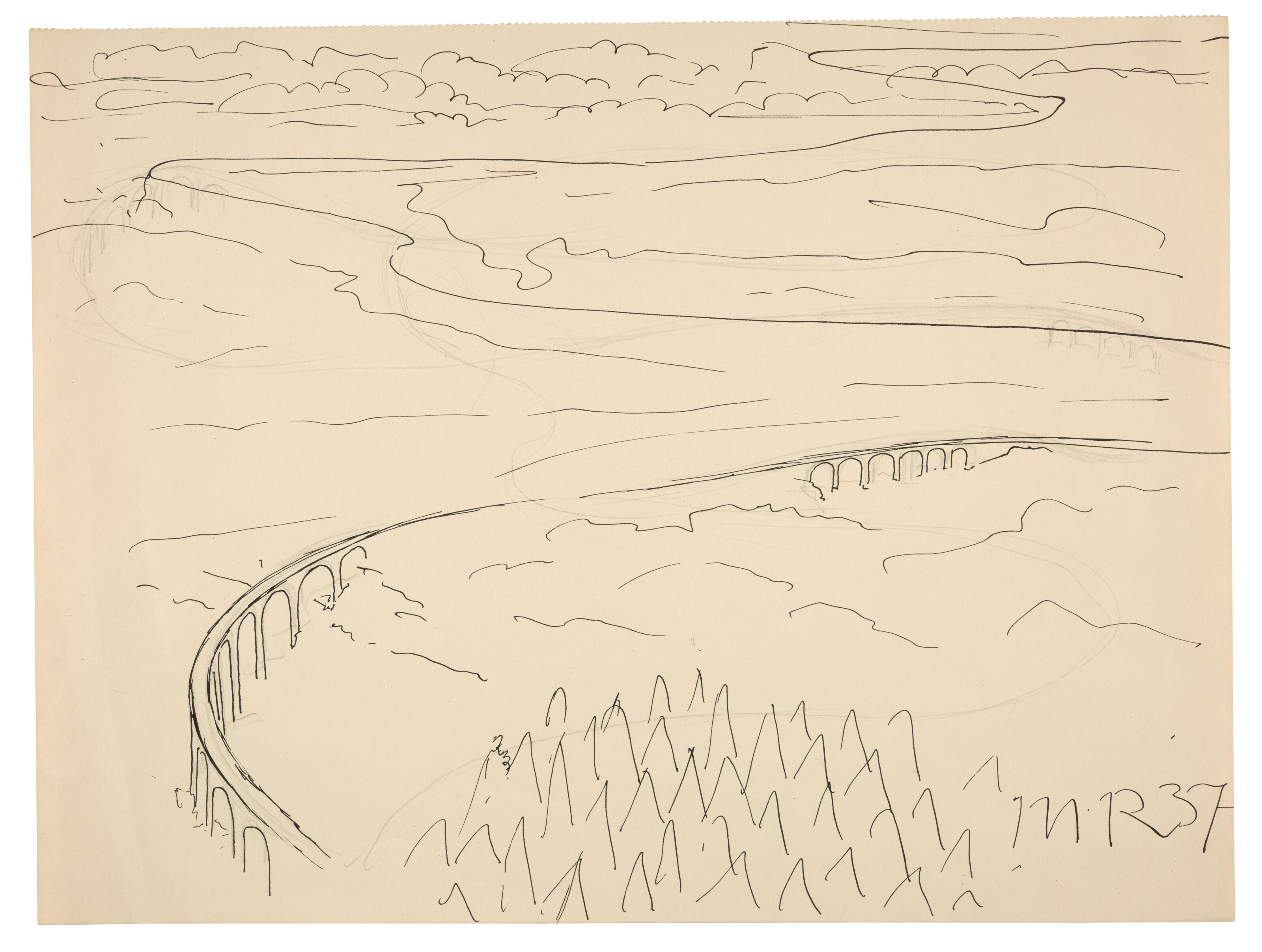 Man Ray — Проезд по виадуку (Le Pecq), изображение 2