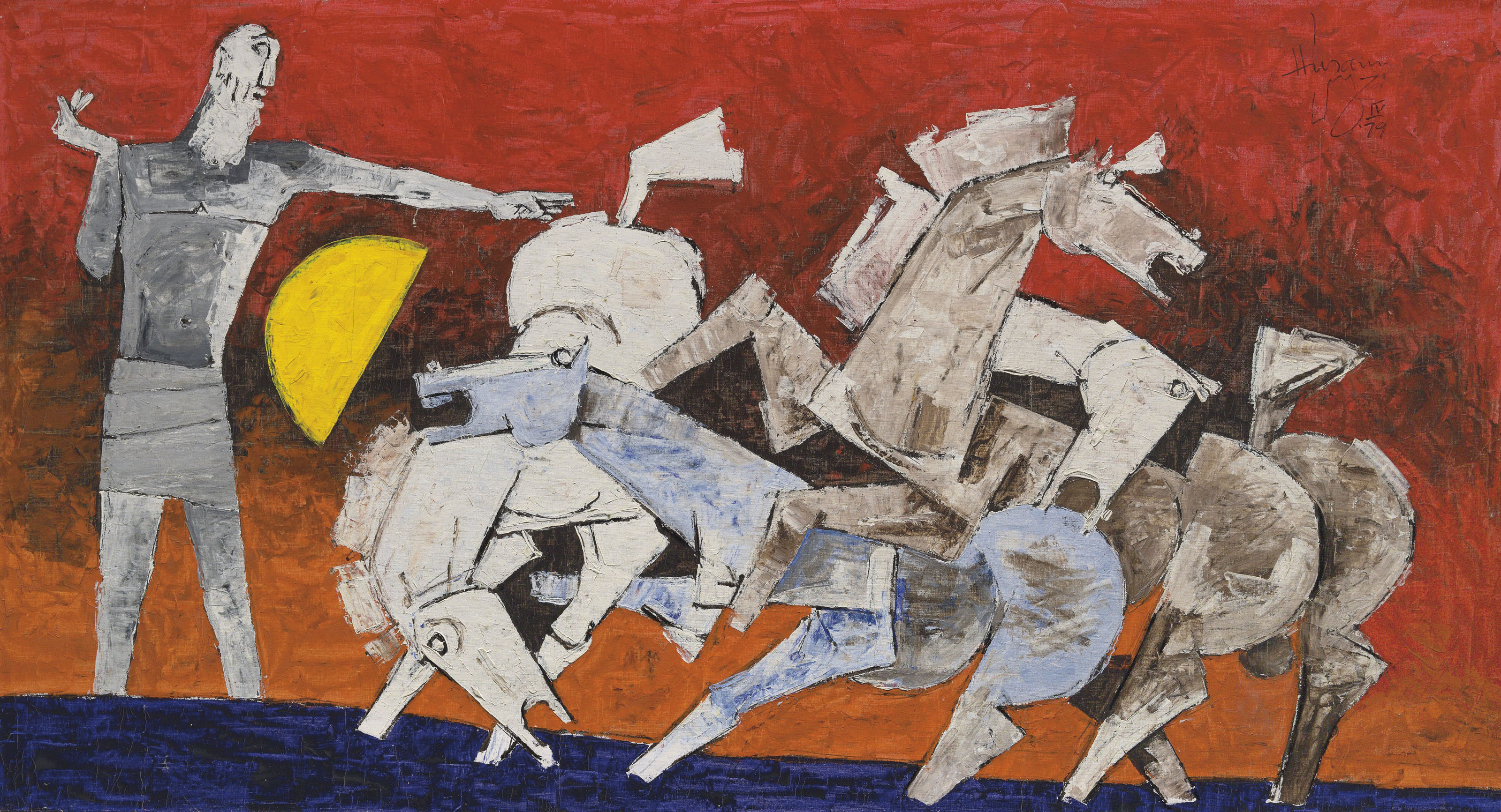 Maqbool Fida Husain — Эквус
