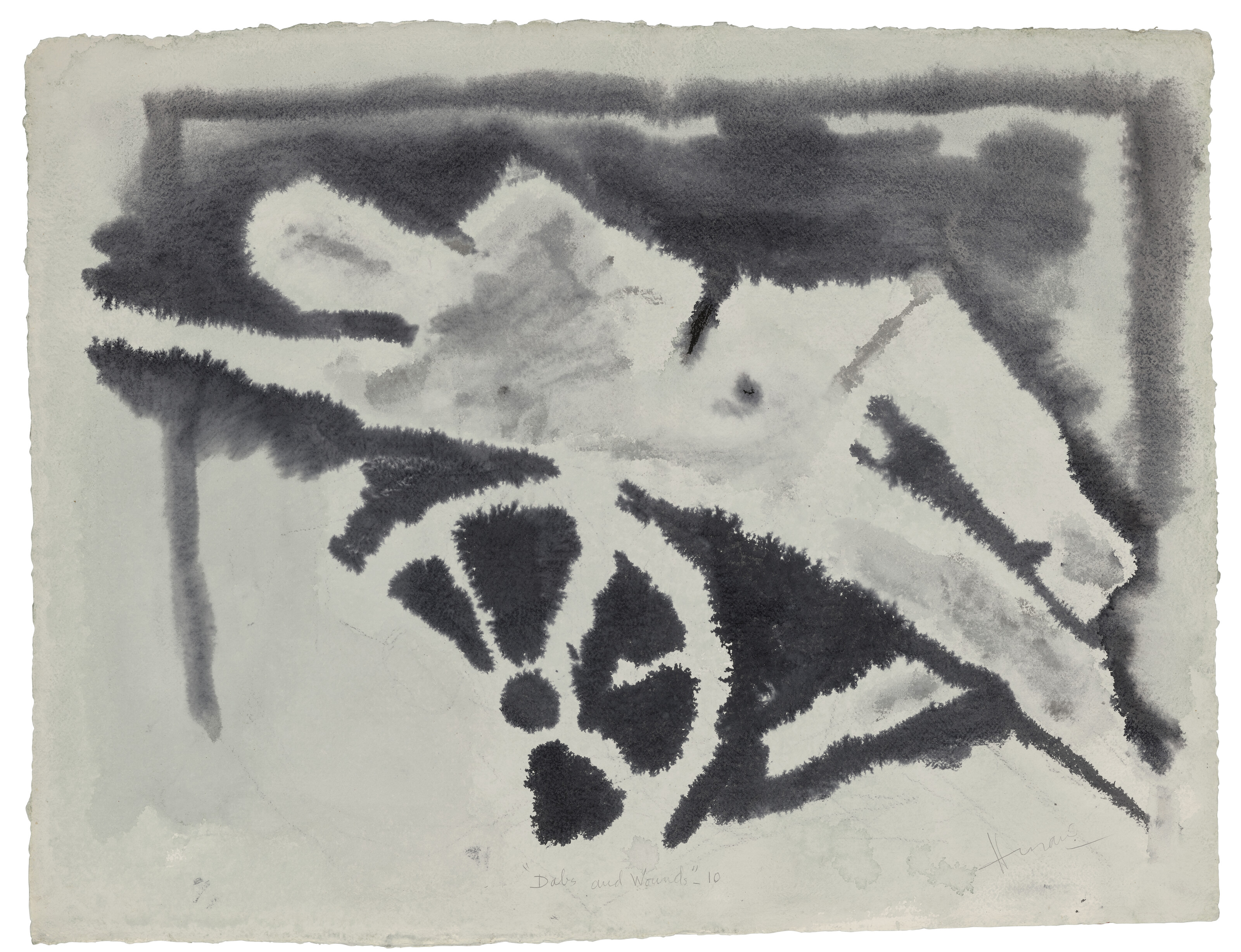 Maqbool Fida Husain — Мазки и раны - 2; Мазки и раны - 10, изображение 2