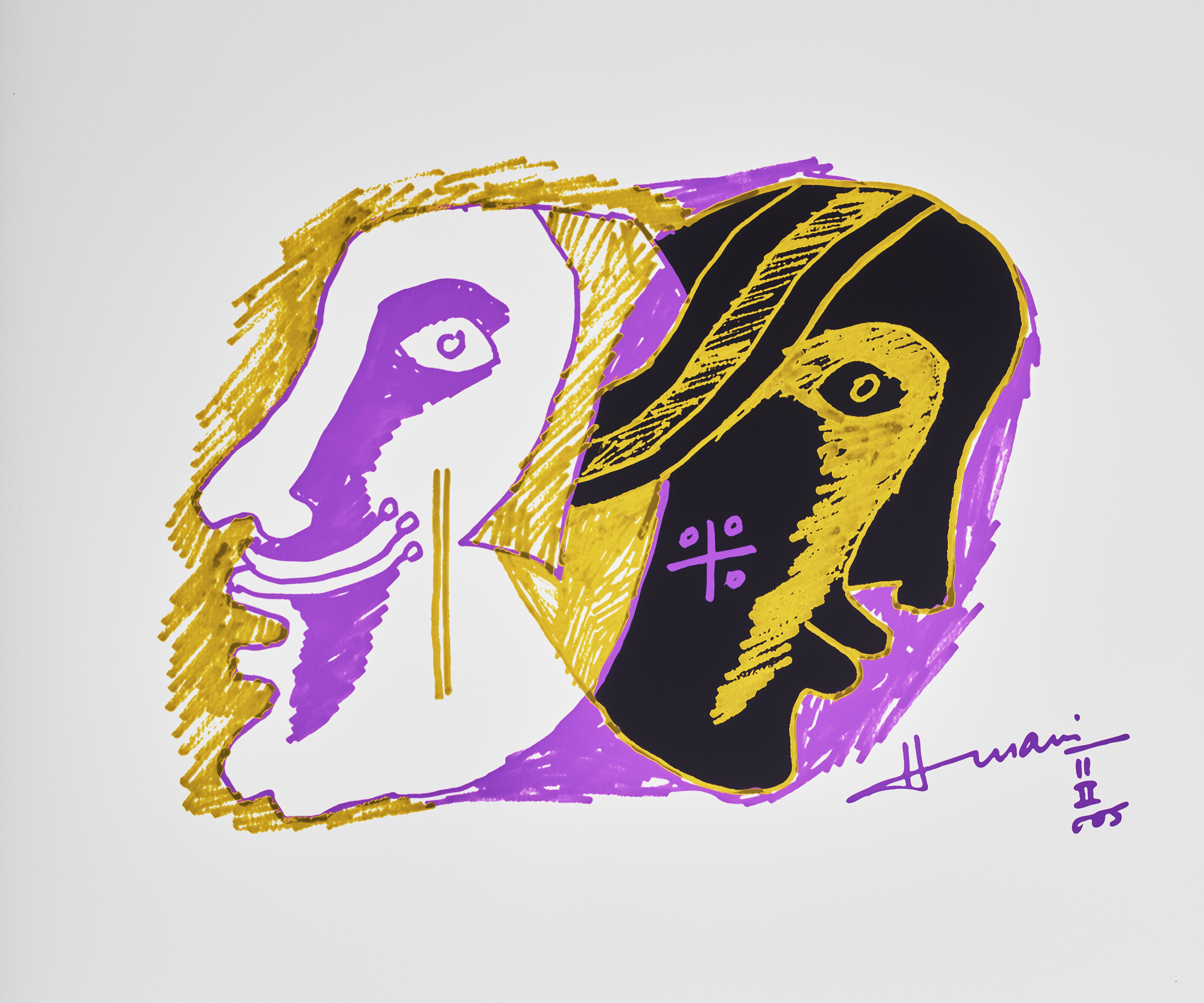 Maqbool Fida Husain — Двуликий