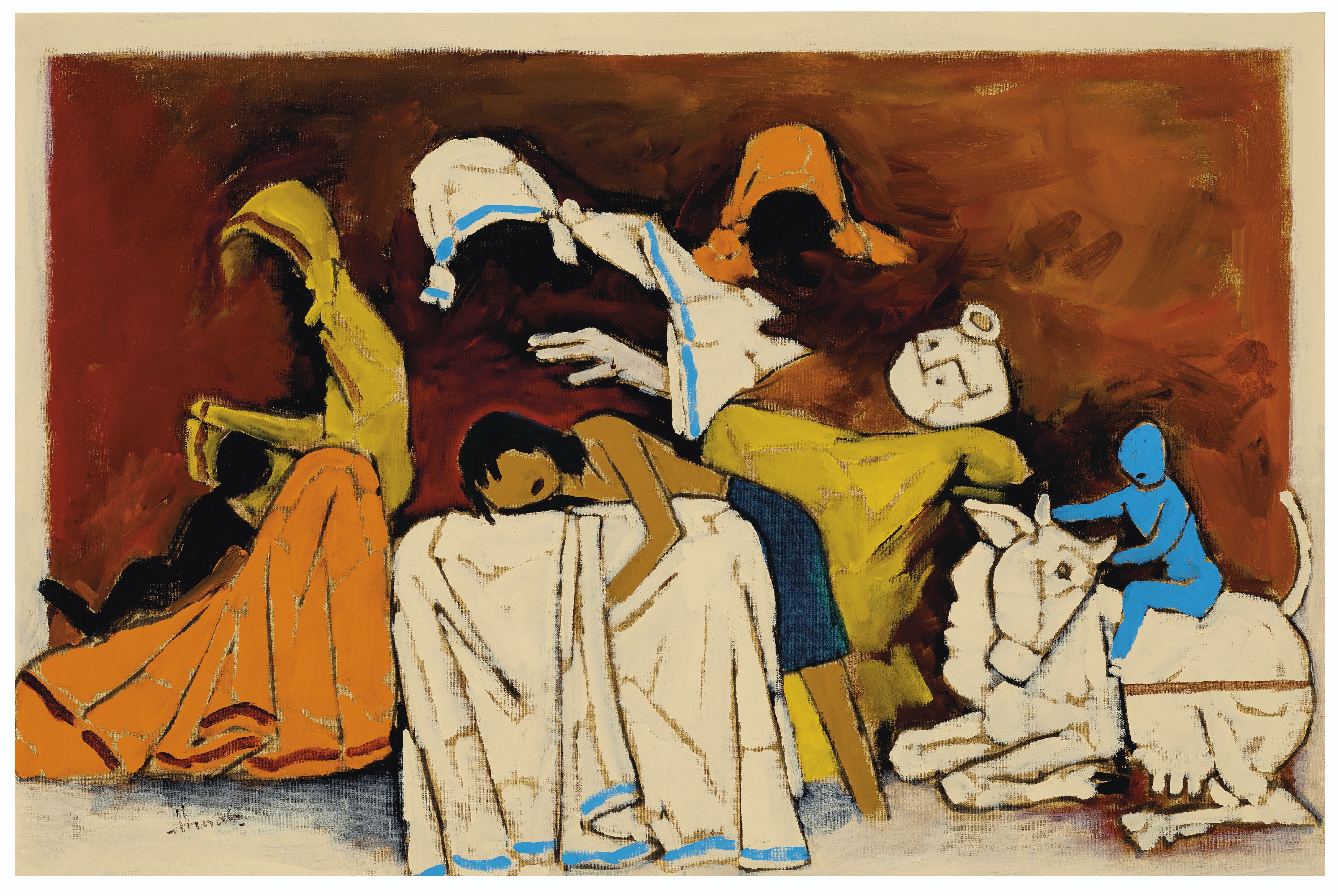 Maqbool Fida Husain — Без названия (Мать Тереза)