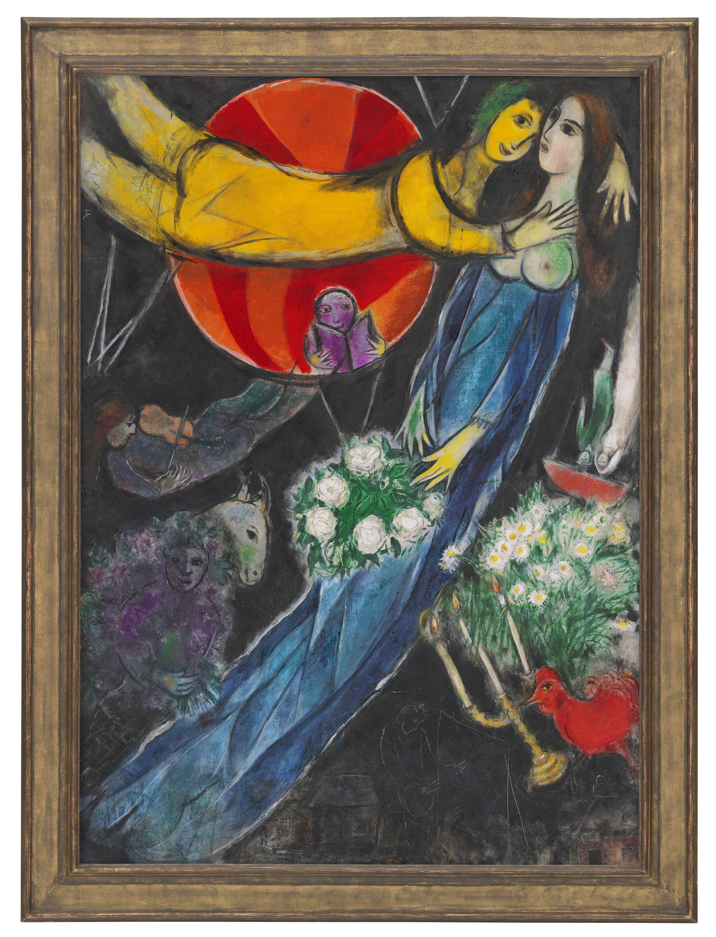 Marc Chagall — Красное солнце для солнца любви, изображение 2