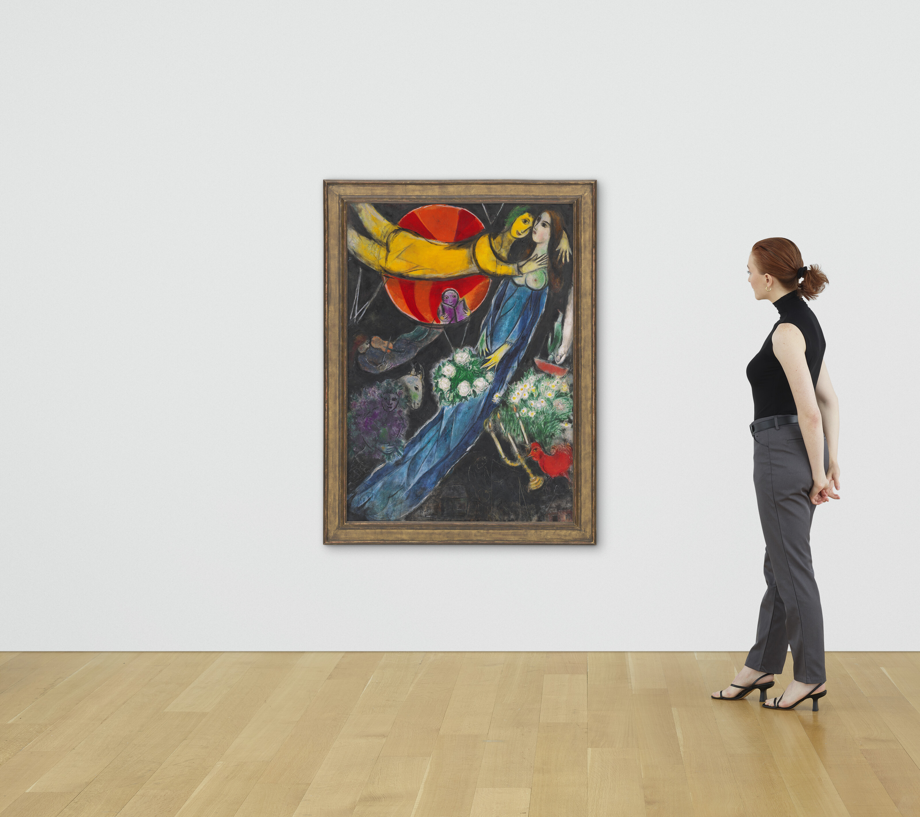 Marc Chagall — Красное солнце для солнца любви, изображение 4