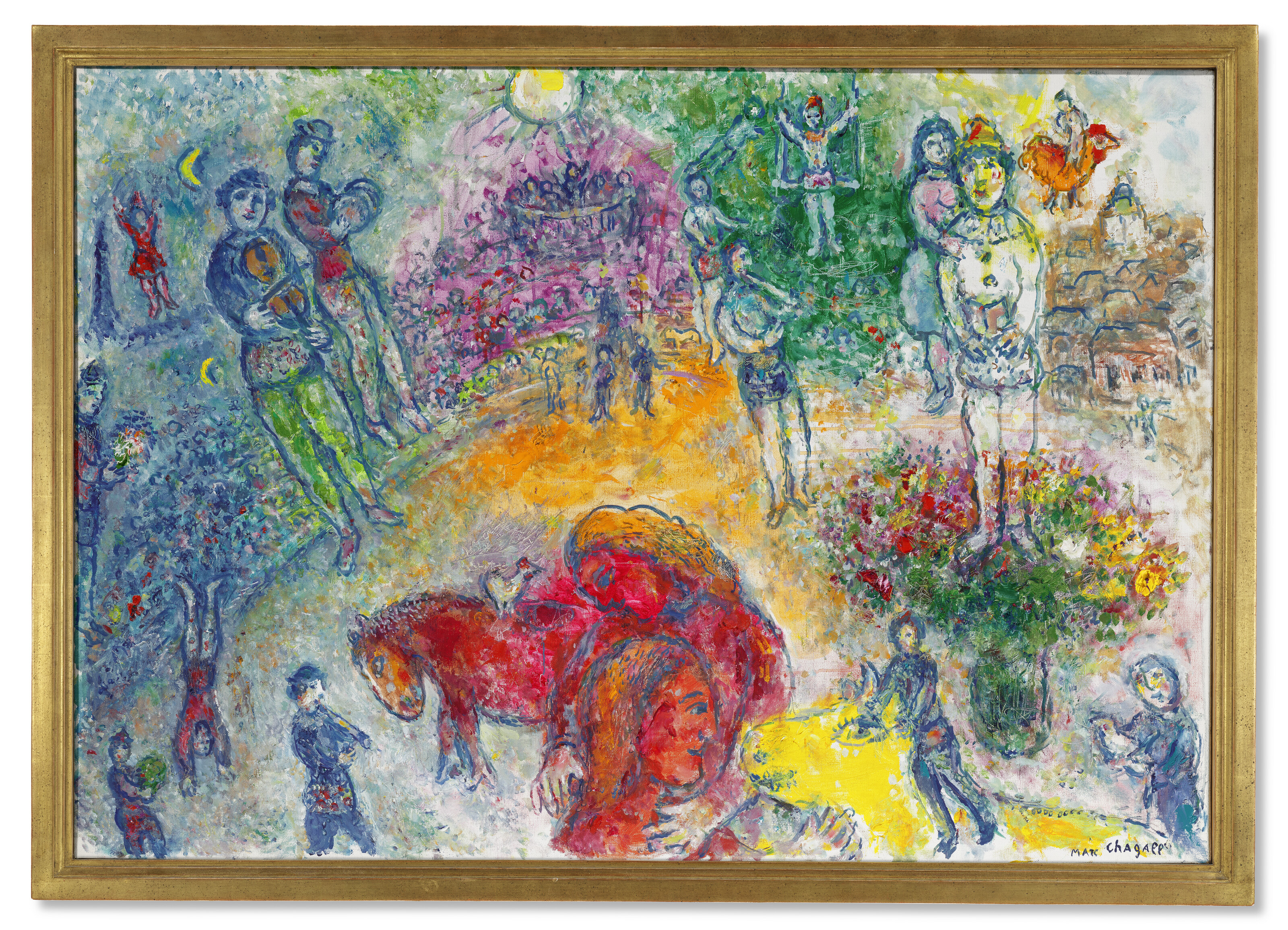 Marc Chagall — Радость в цирке, изображение 2