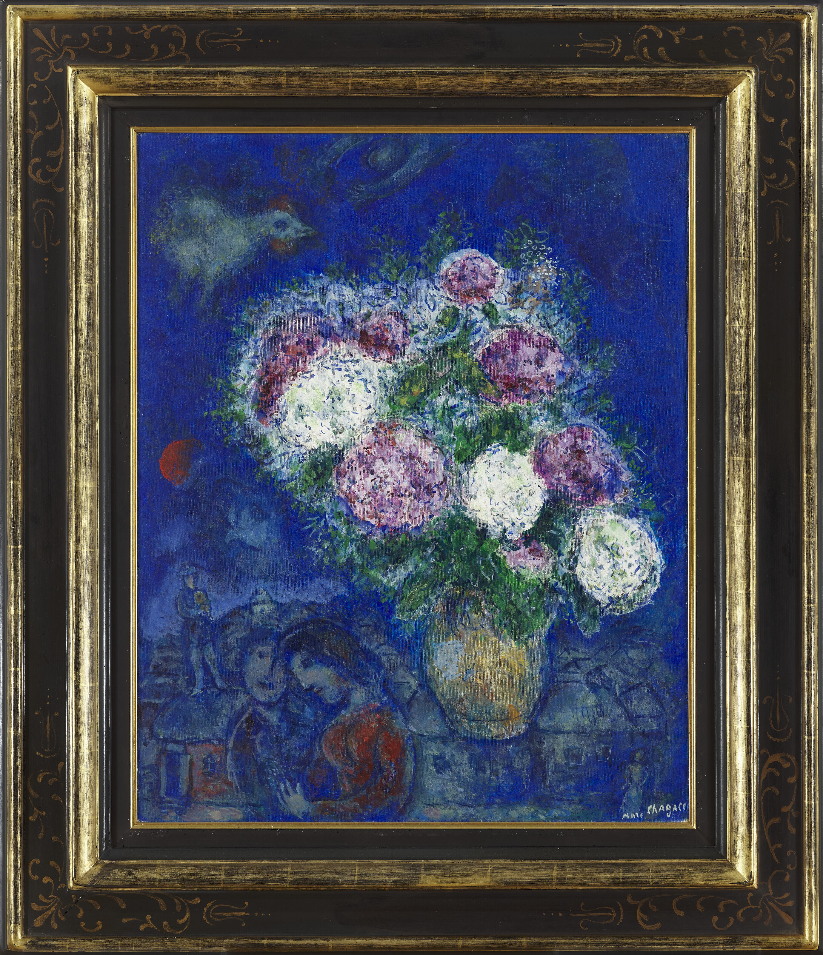 Marc Chagall — Прекрасная девушка в голубом, изображение 2