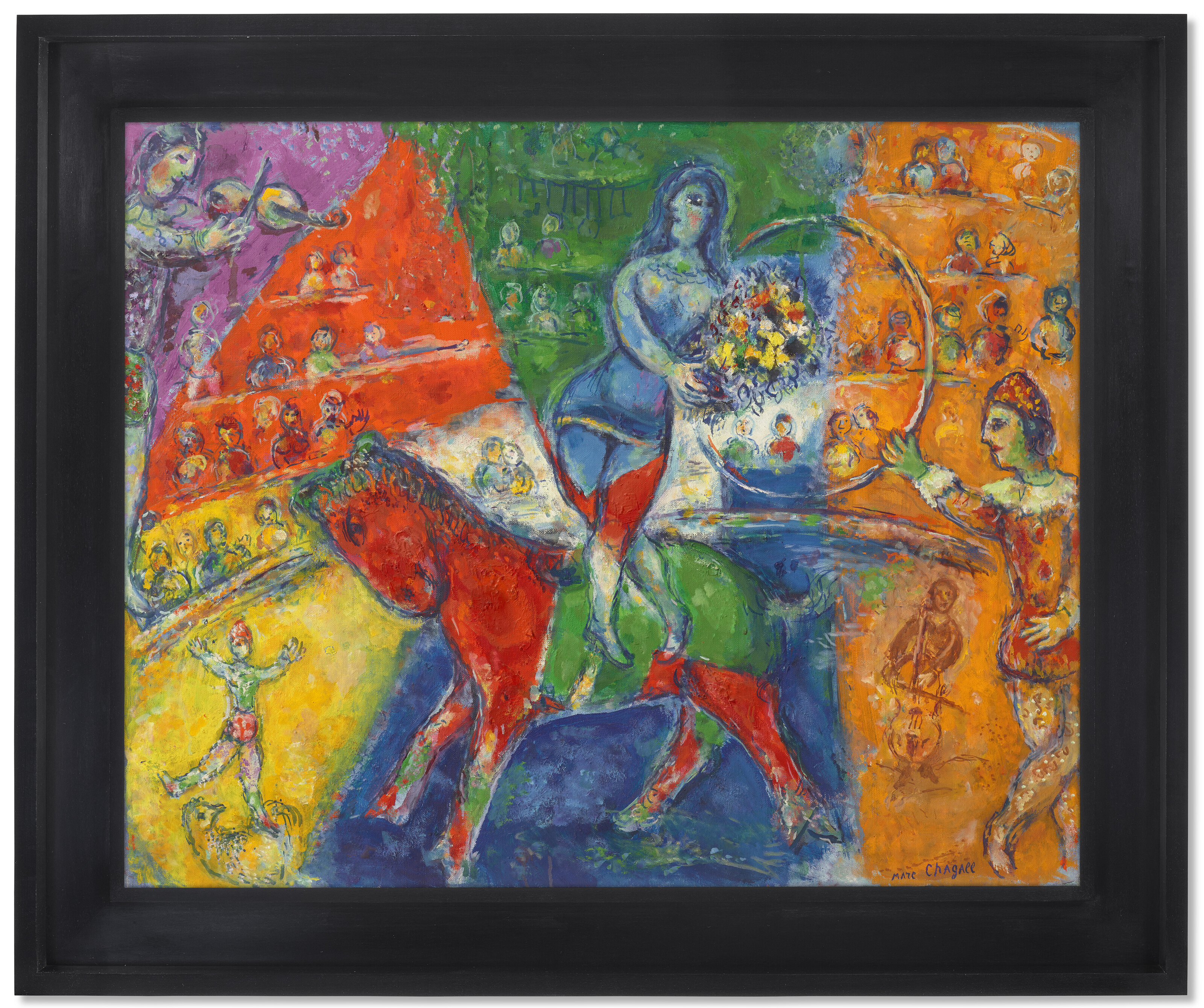 Marc Chagall — Красный и синий цирк, изображение 2