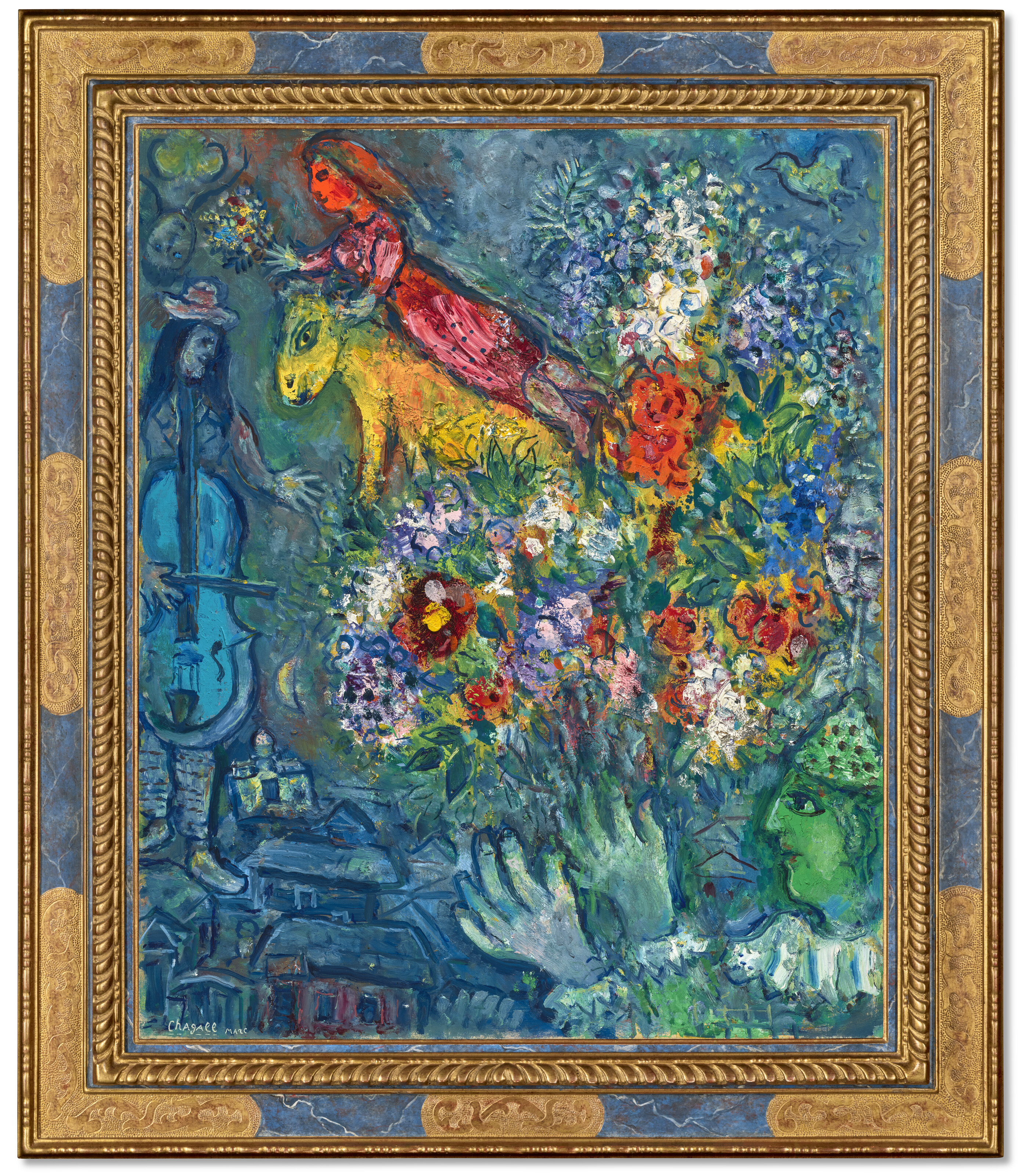 Marc Chagall — Букет с желтизной, изображение 4