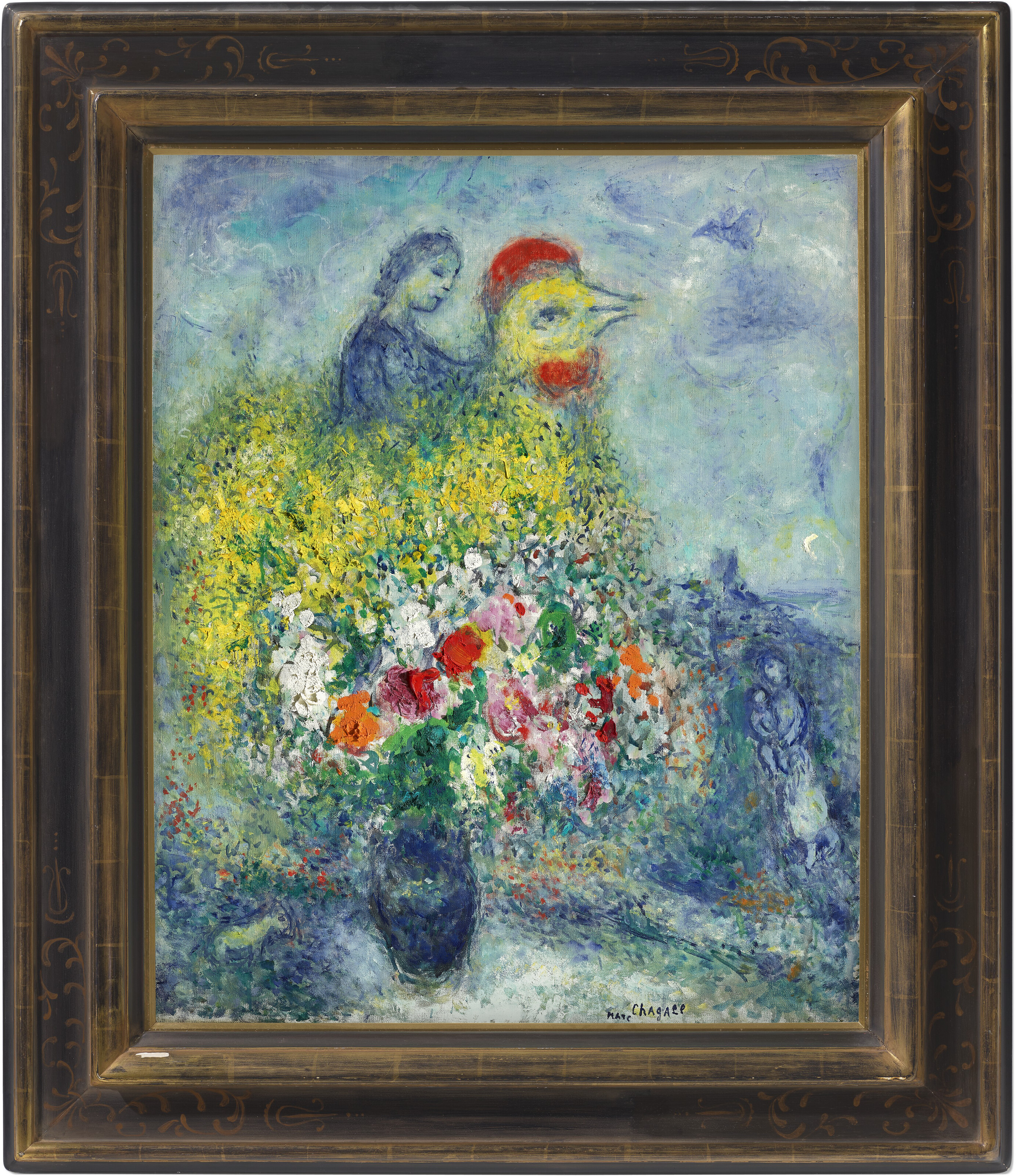 Marc Chagall — Кок в букете, изображение 2