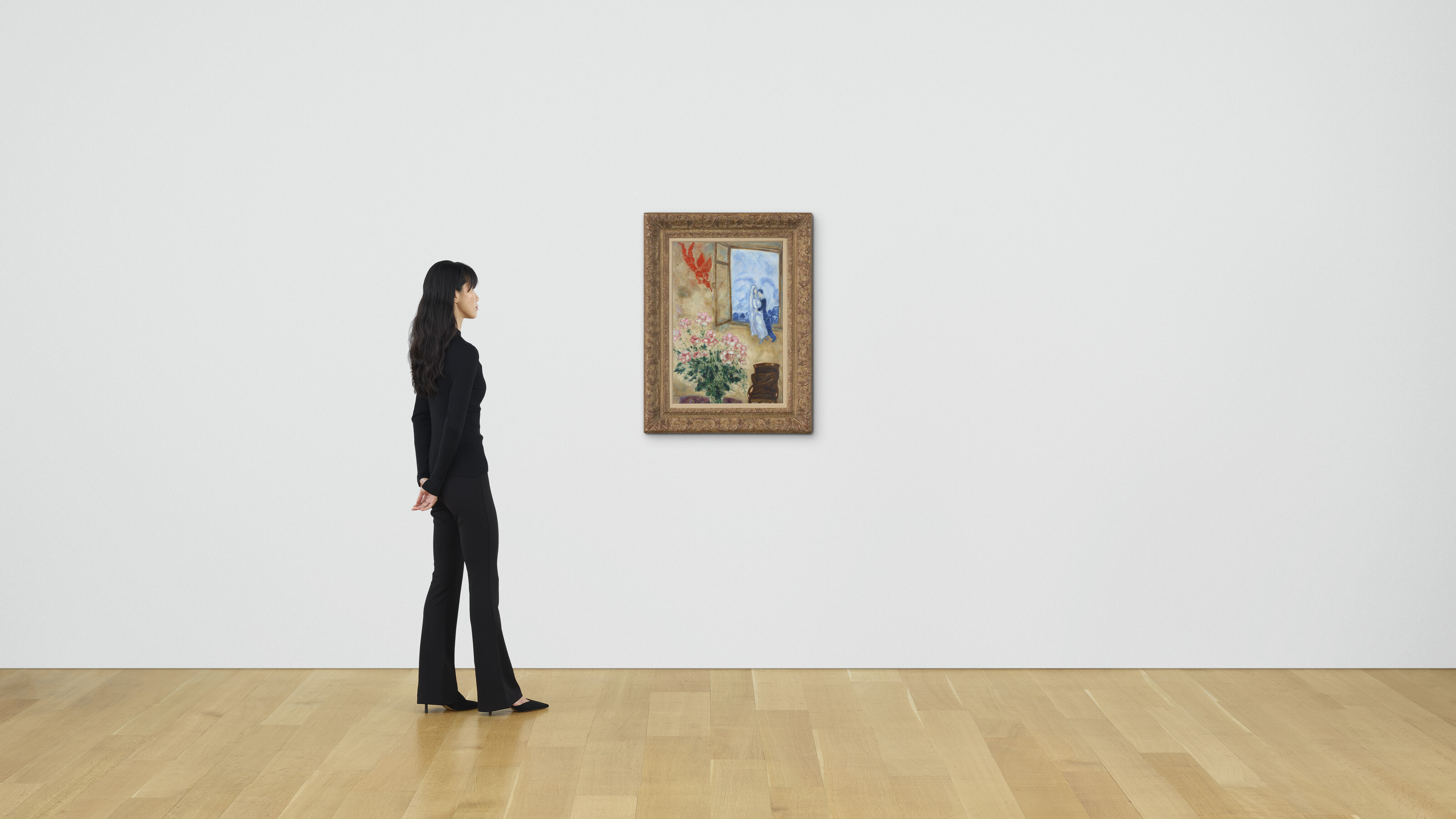 Marc Chagall — Женихи в красном цвете, изображение 5