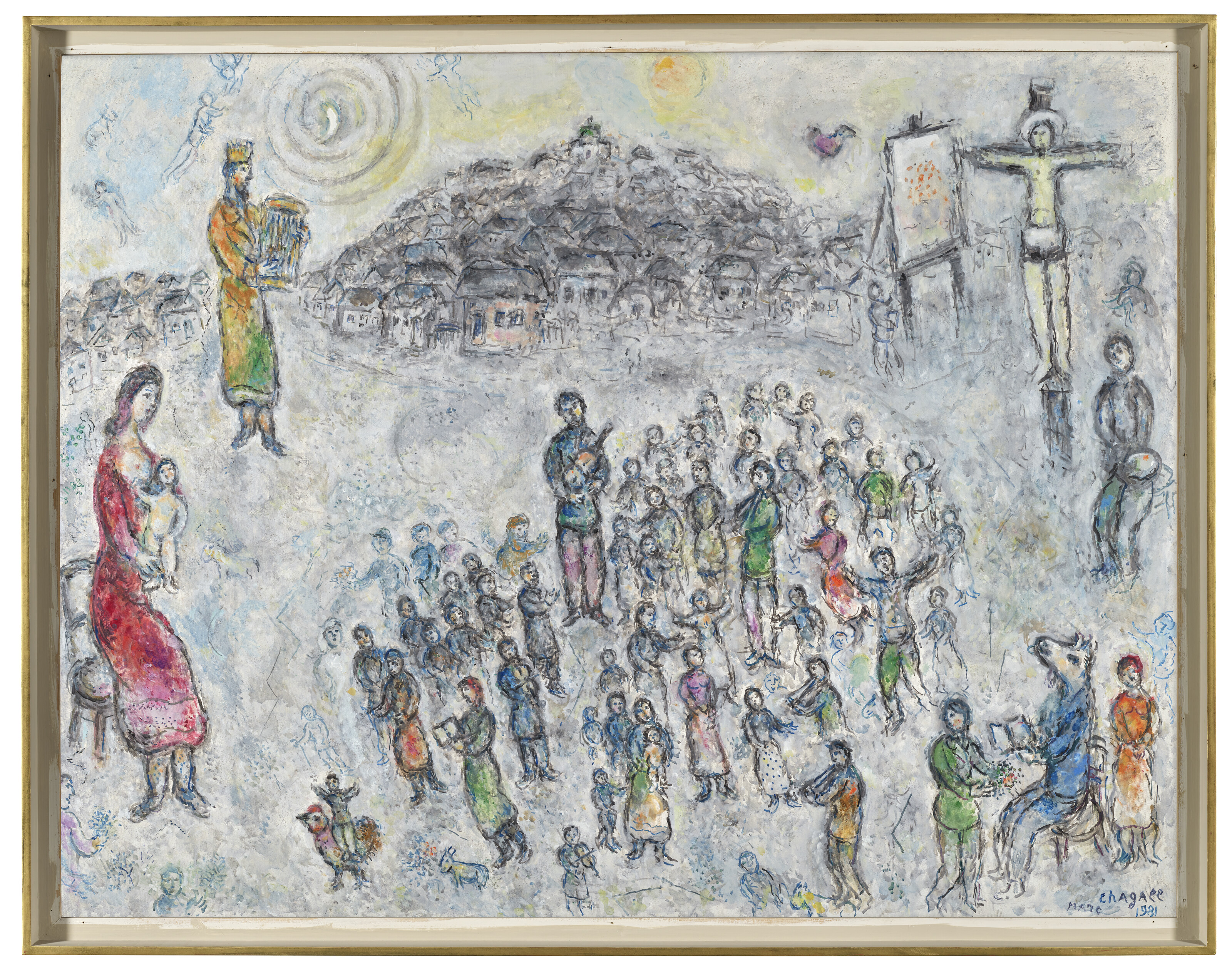 Marc Chagall — Видение короля Давида, изображение 2