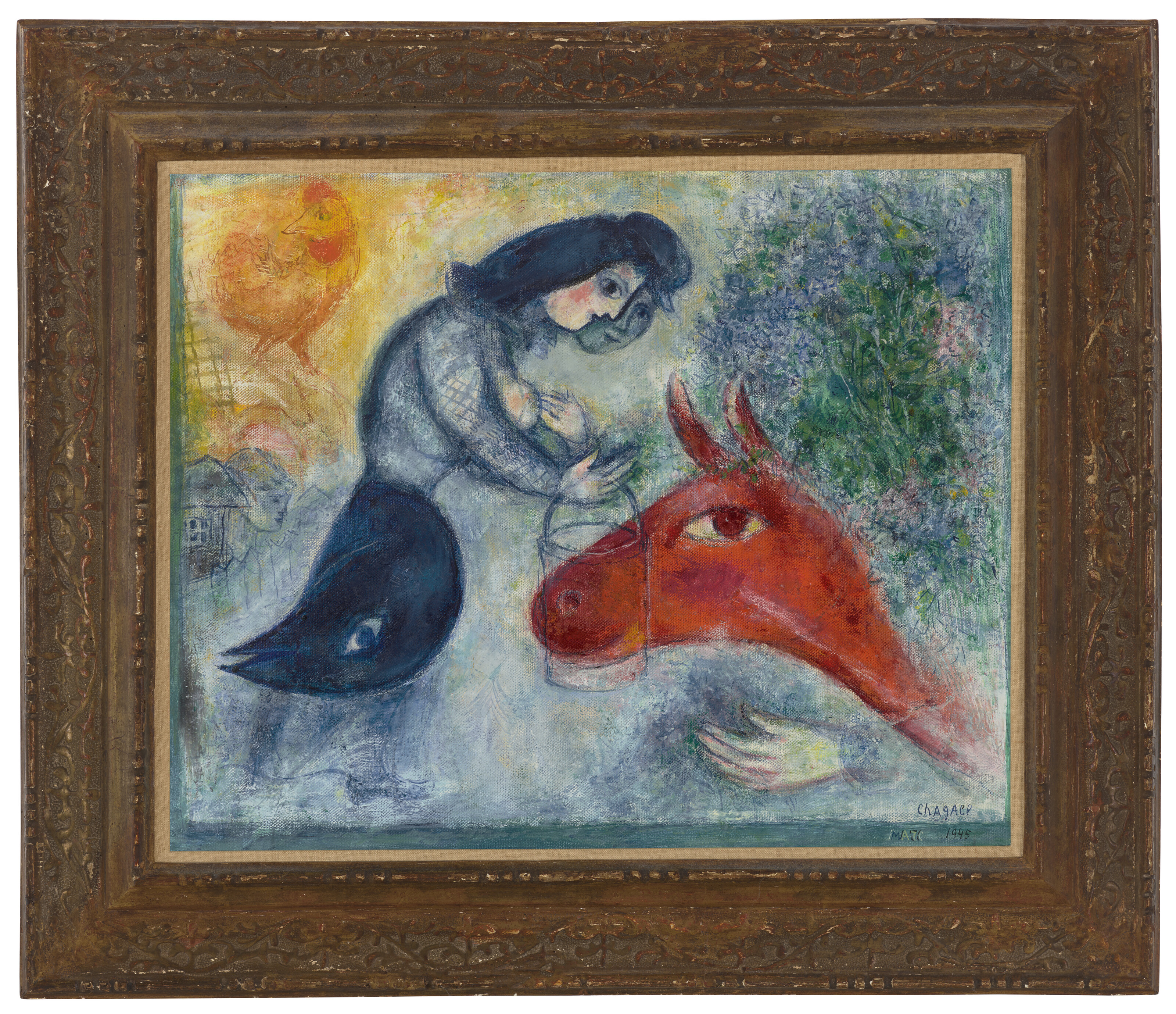 Marc Chagall — Конец путешествия по красному городу, изображение 3