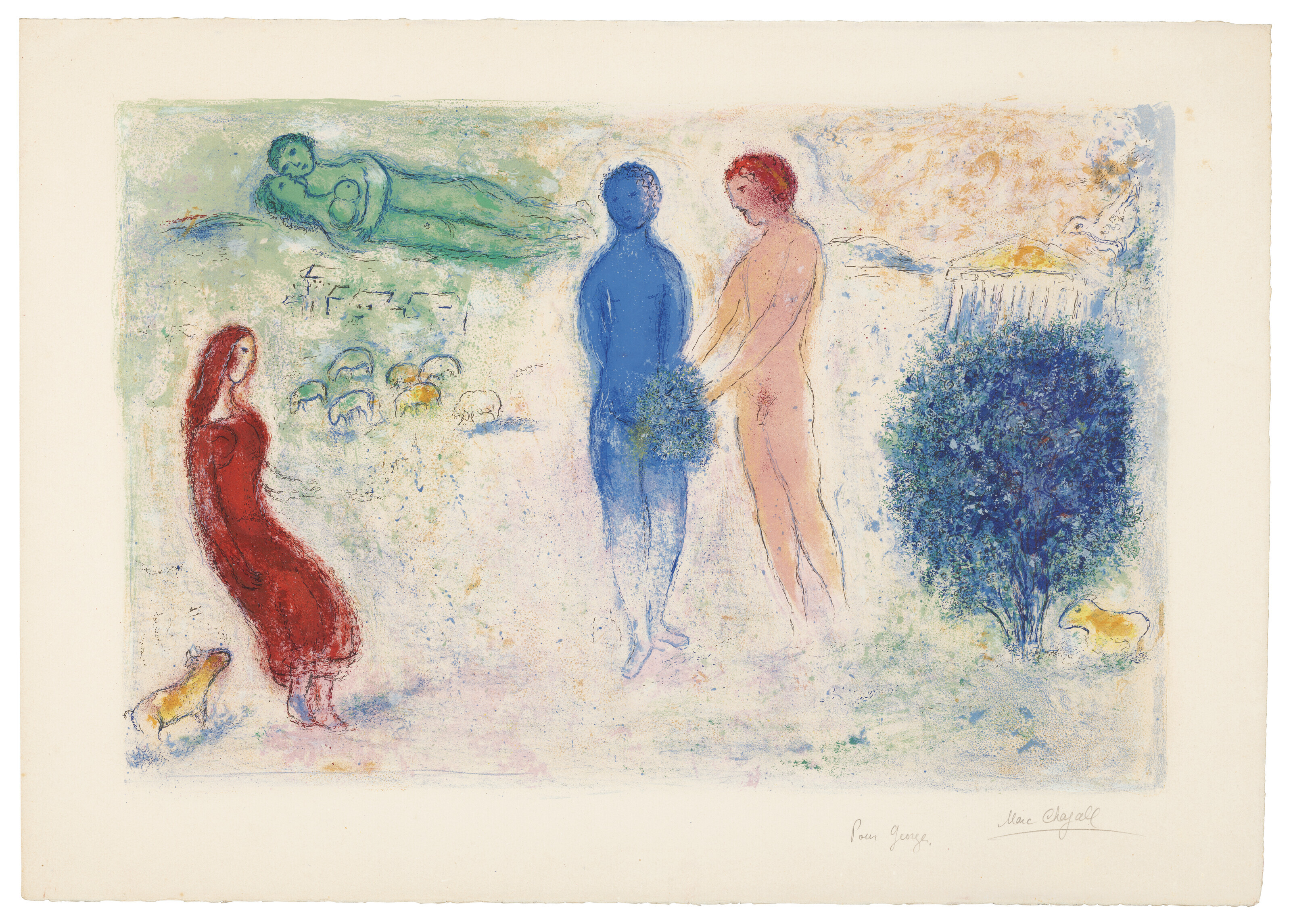 Marc Chagall — Дафнис и Хлоя, изображение 11