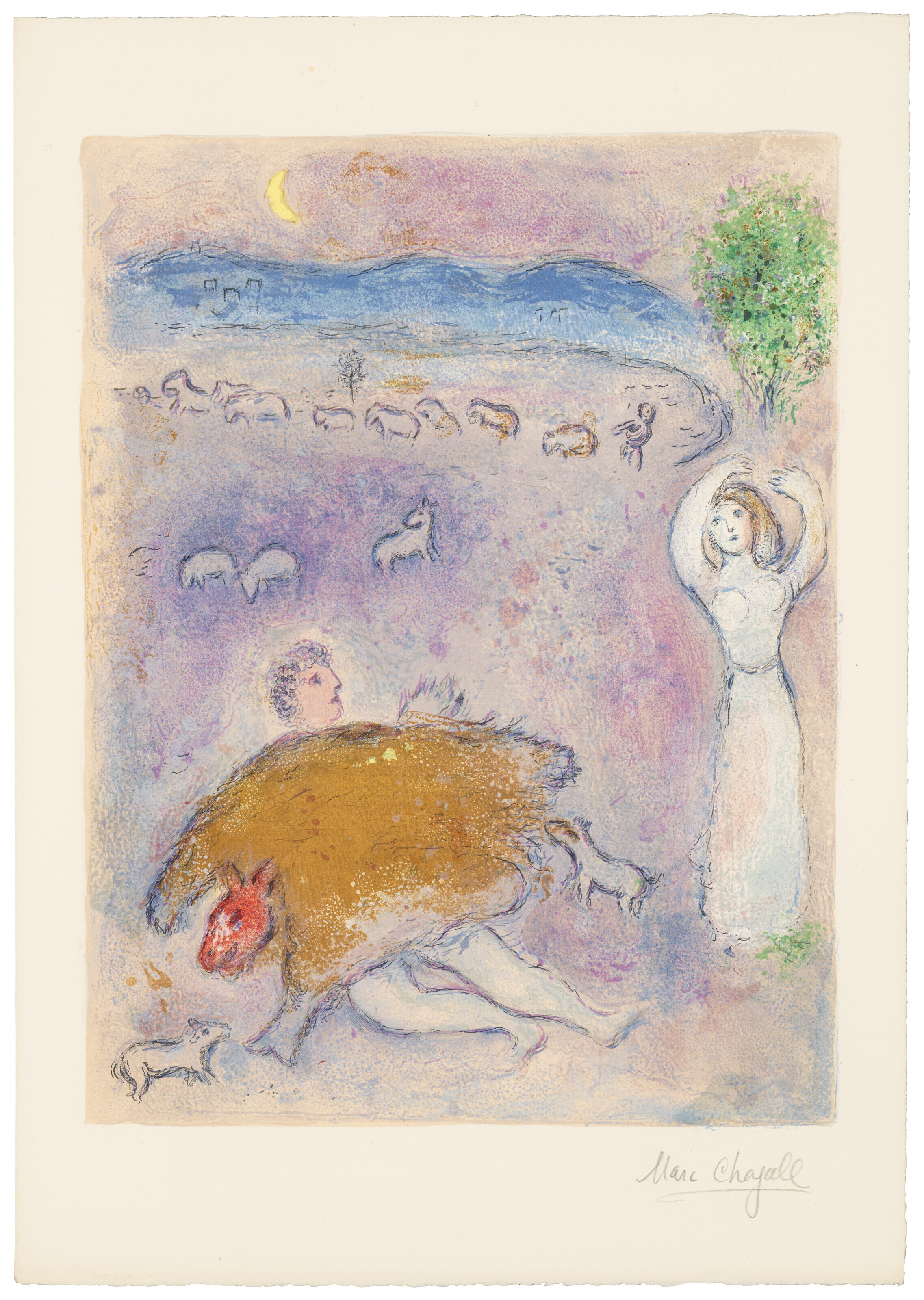 Marc Chagall — Дафнис и Хлоя, изображение 13
