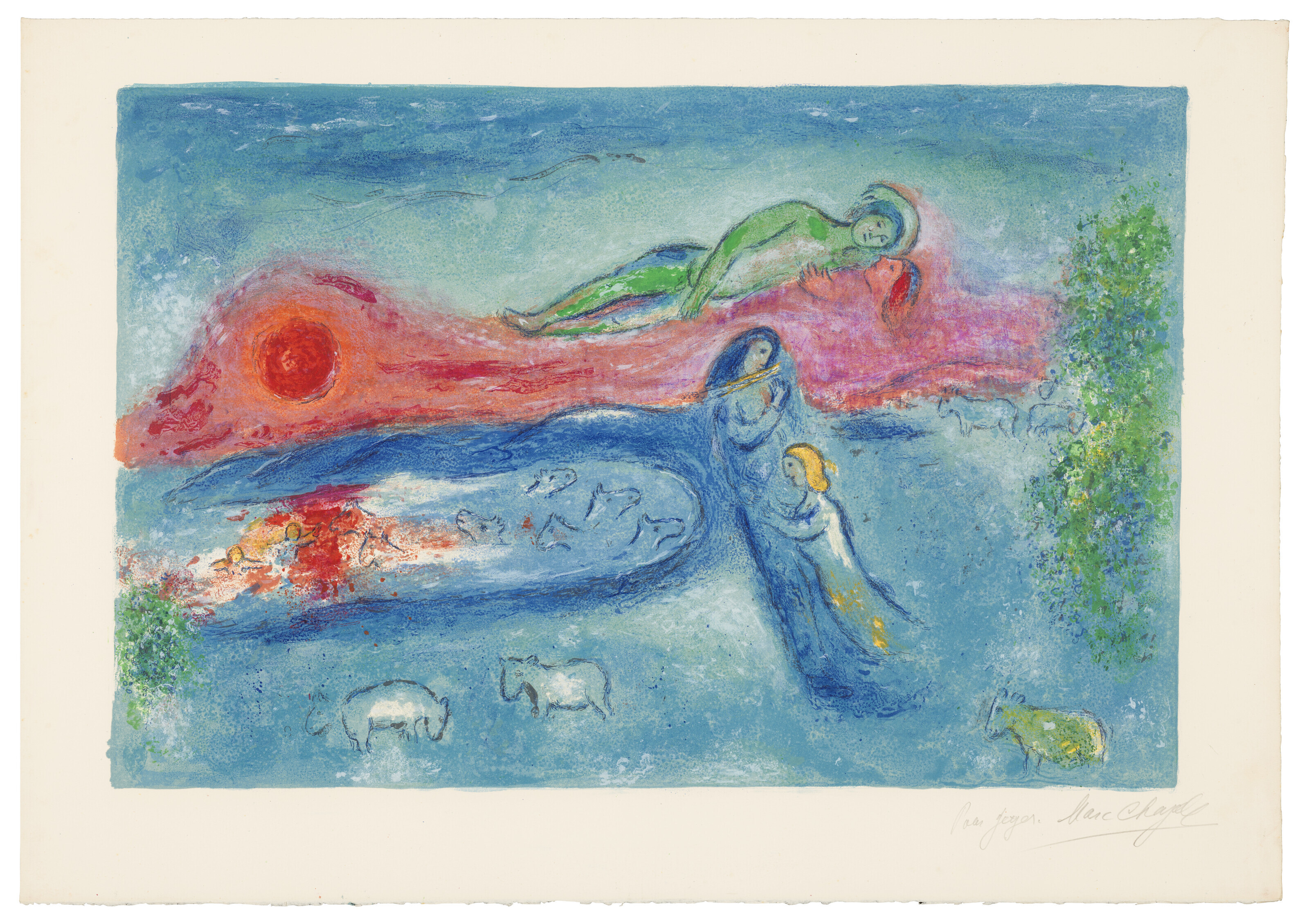 Marc Chagall — Дафнис и Хлоя, изображение 16