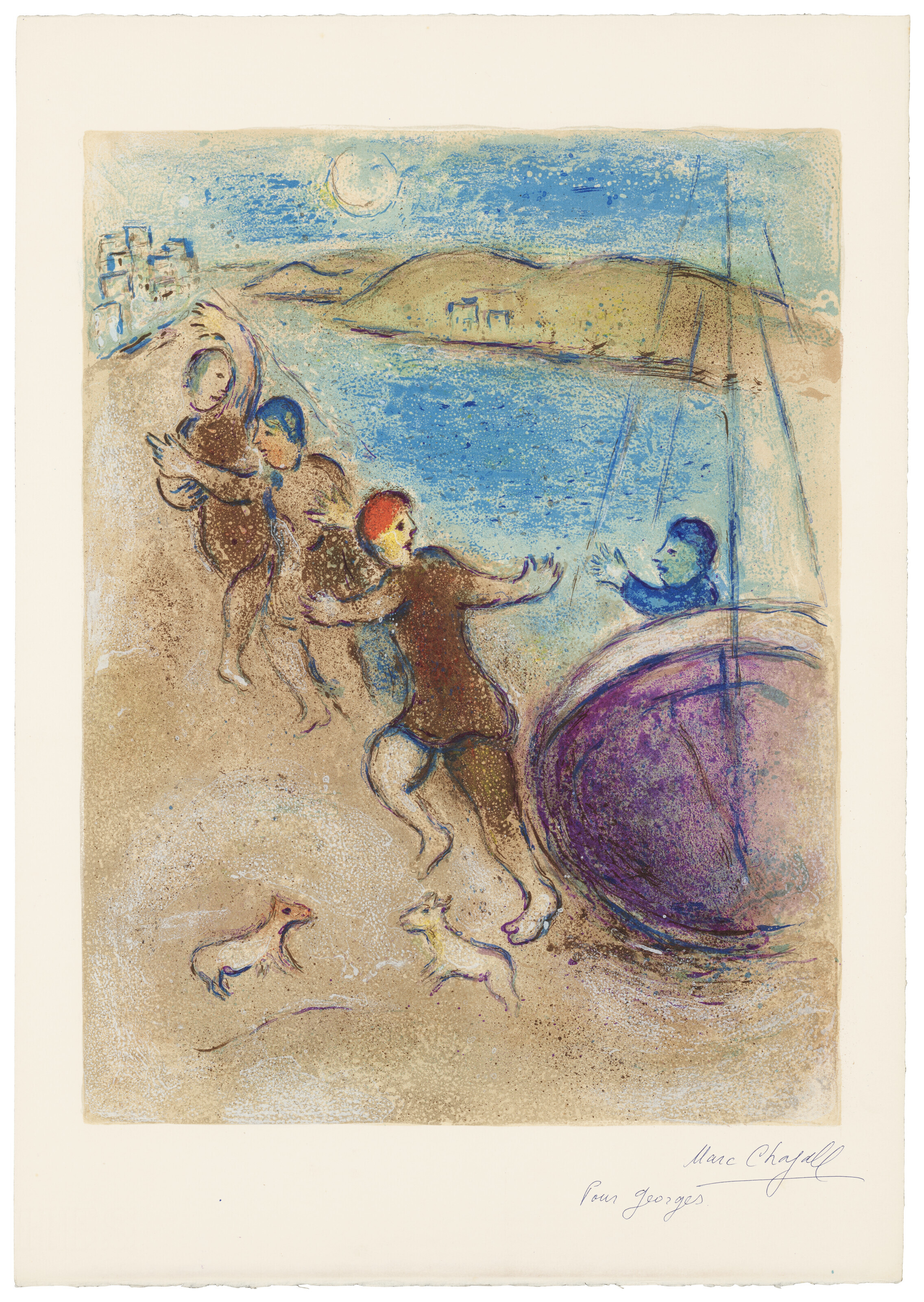 Marc Chagall — Дафнис и Хлоя, изображение 20