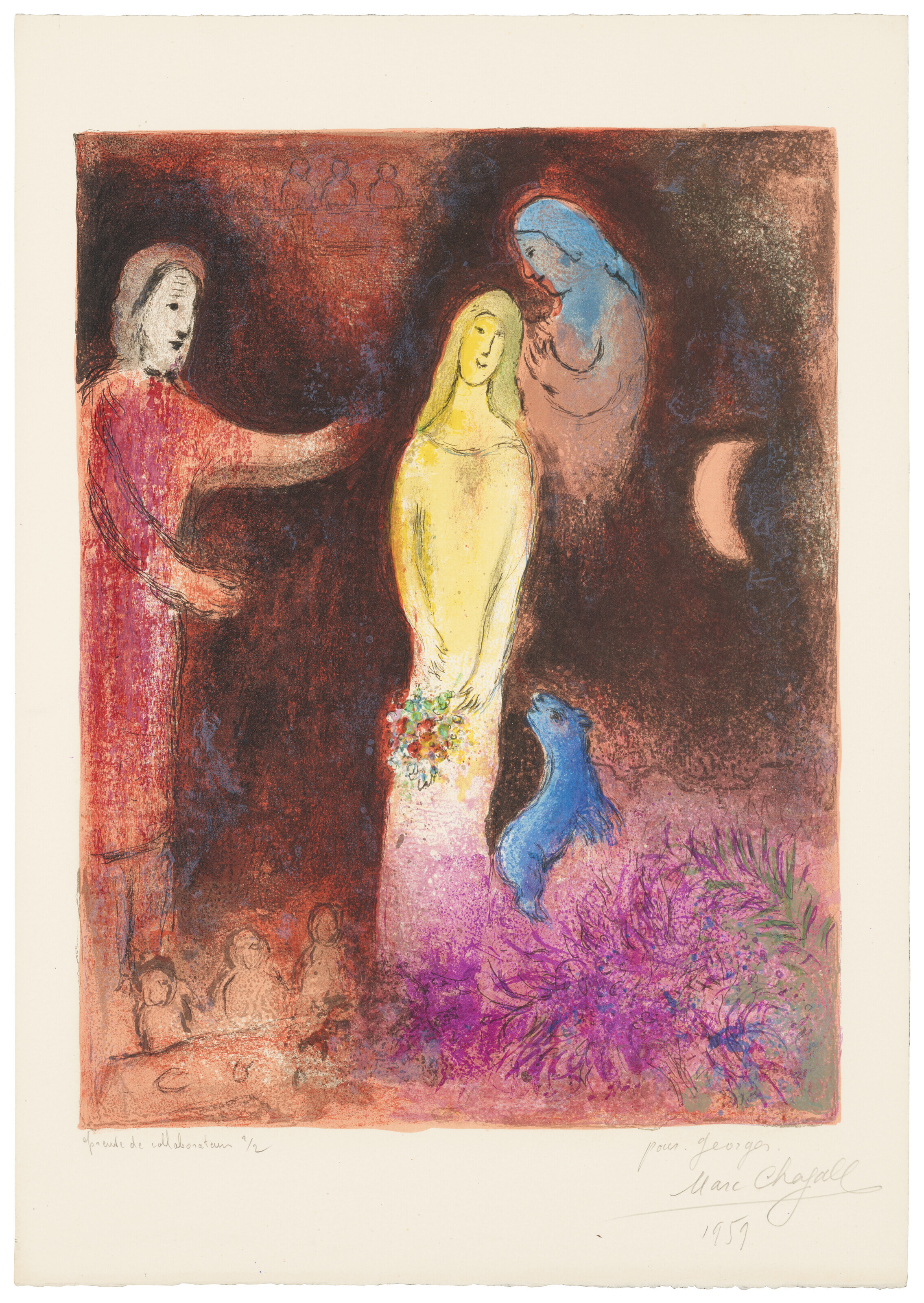 Marc Chagall — Дафнис и Хлоя, изображение 41