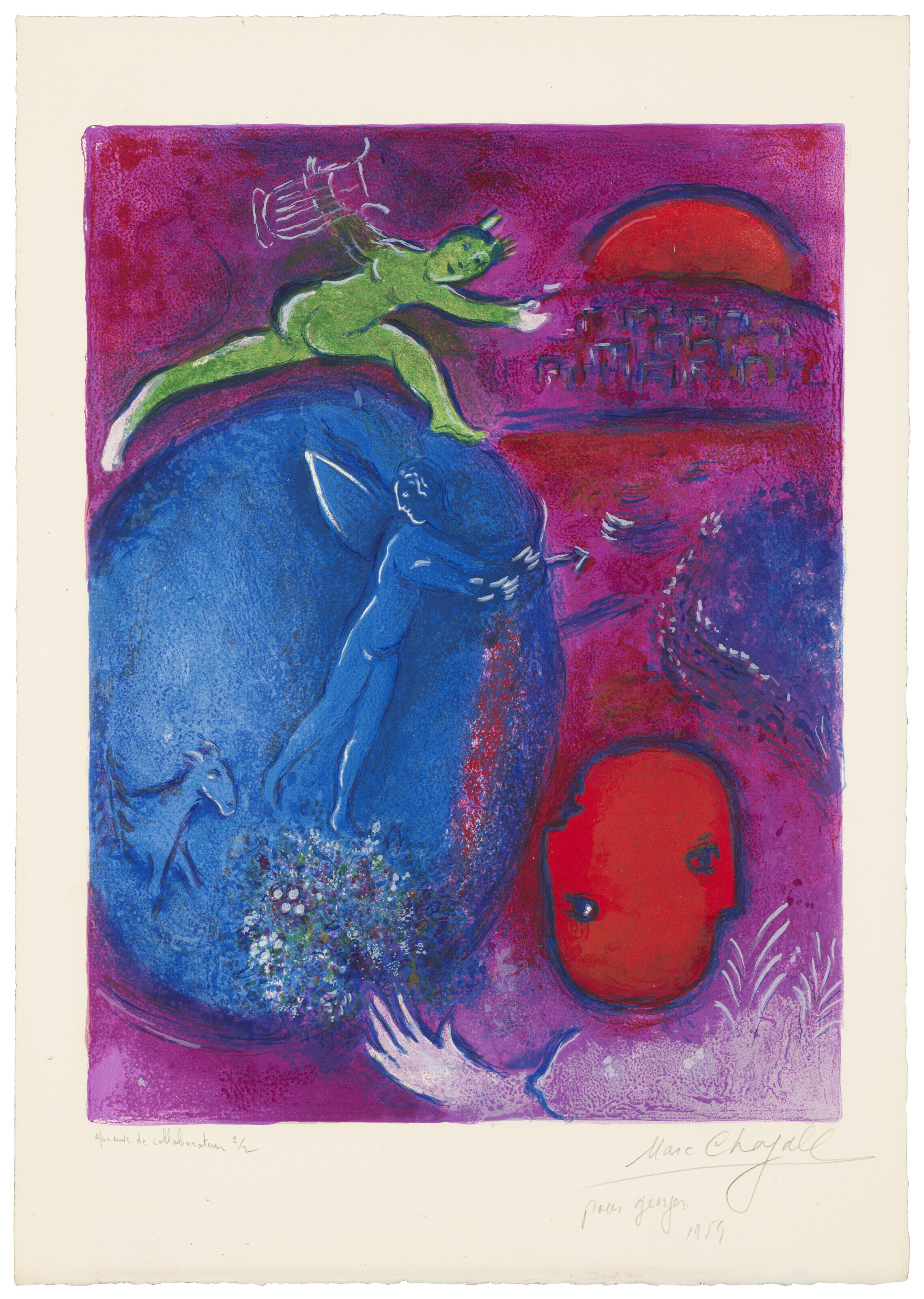Marc Chagall — Дафнис и Хлоя, изображение 7