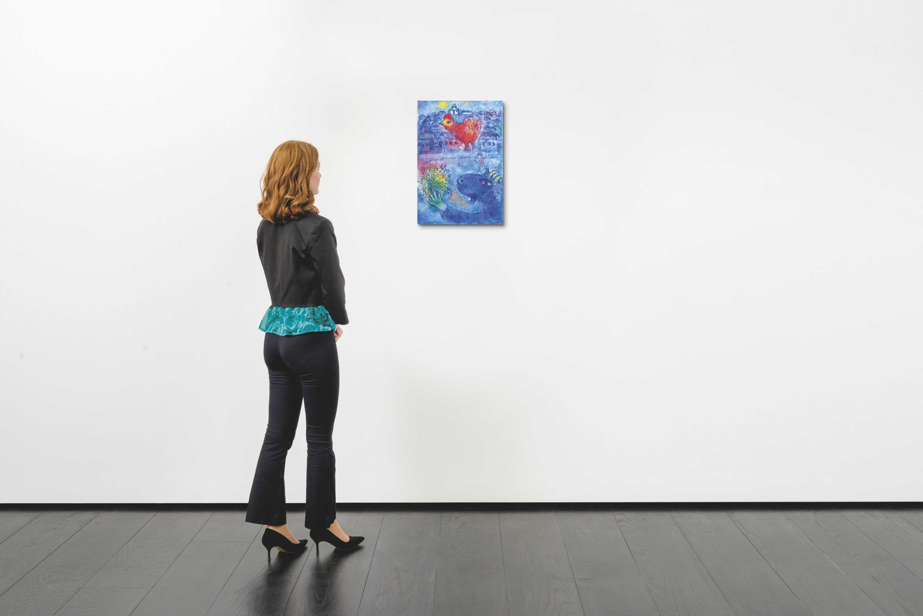 Marc Chagall — Букет из голубых и коричневых румян, изображение 2