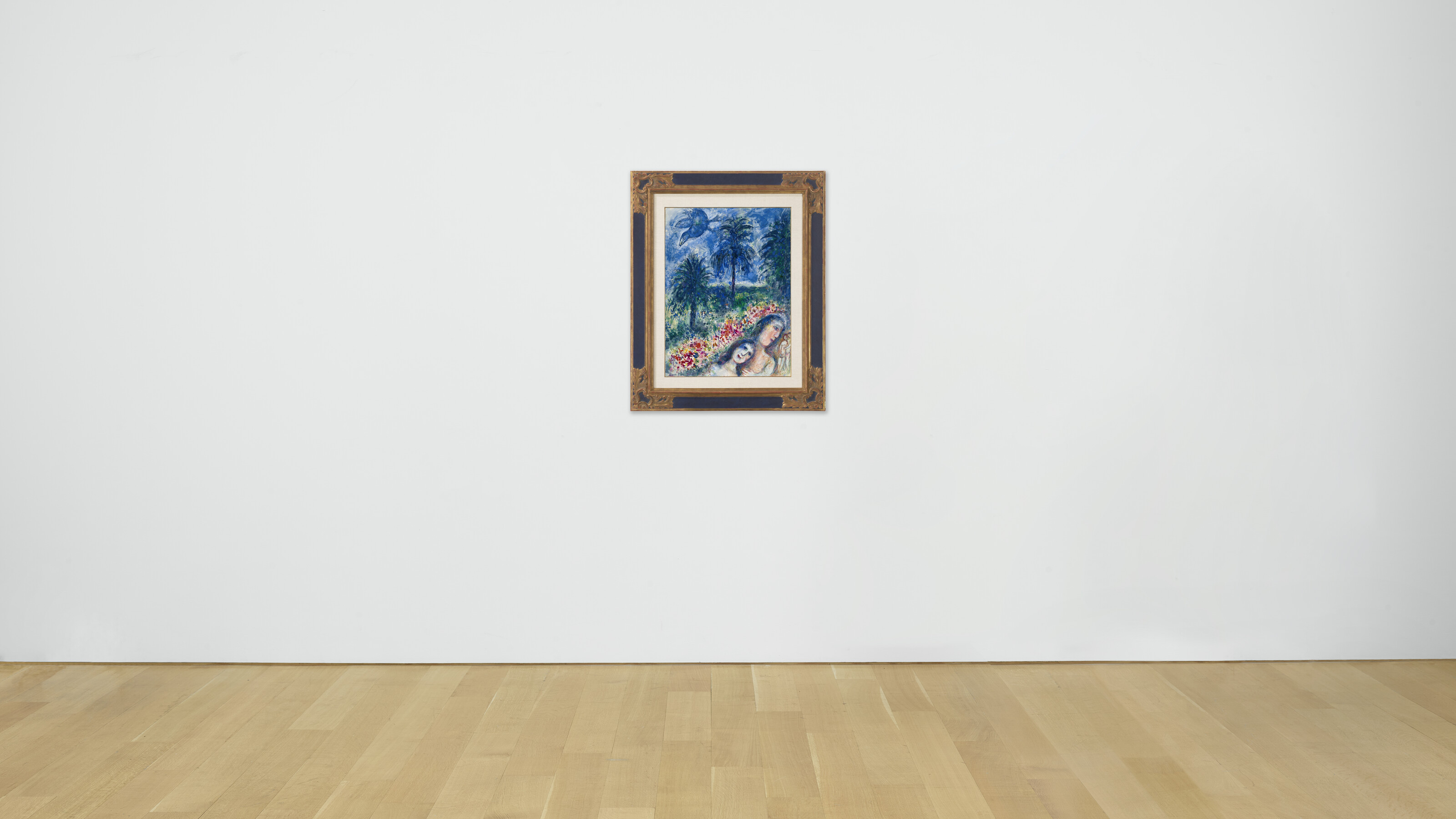 Marc Chagall — Влюбленные друг в друга на Антибах, изображение 5