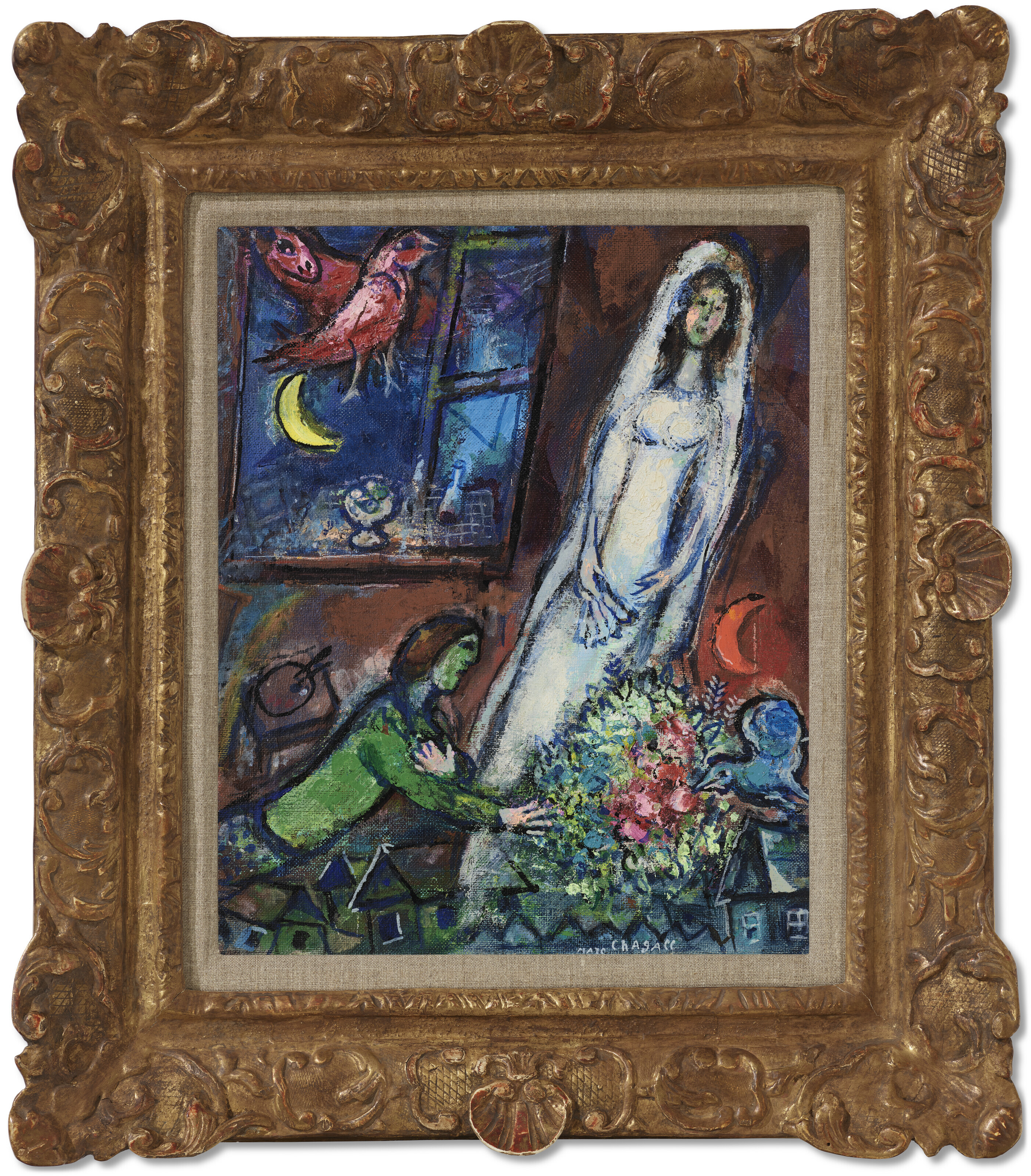 Marc Chagall — Мария с букетом у самого окна, изображение 2