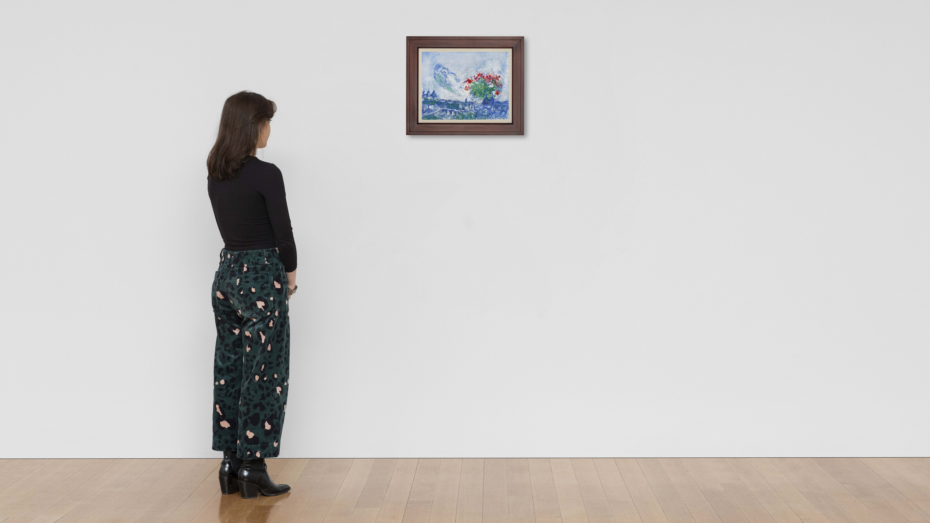 Marc Chagall — Любовь и букет цветов, изображение 5