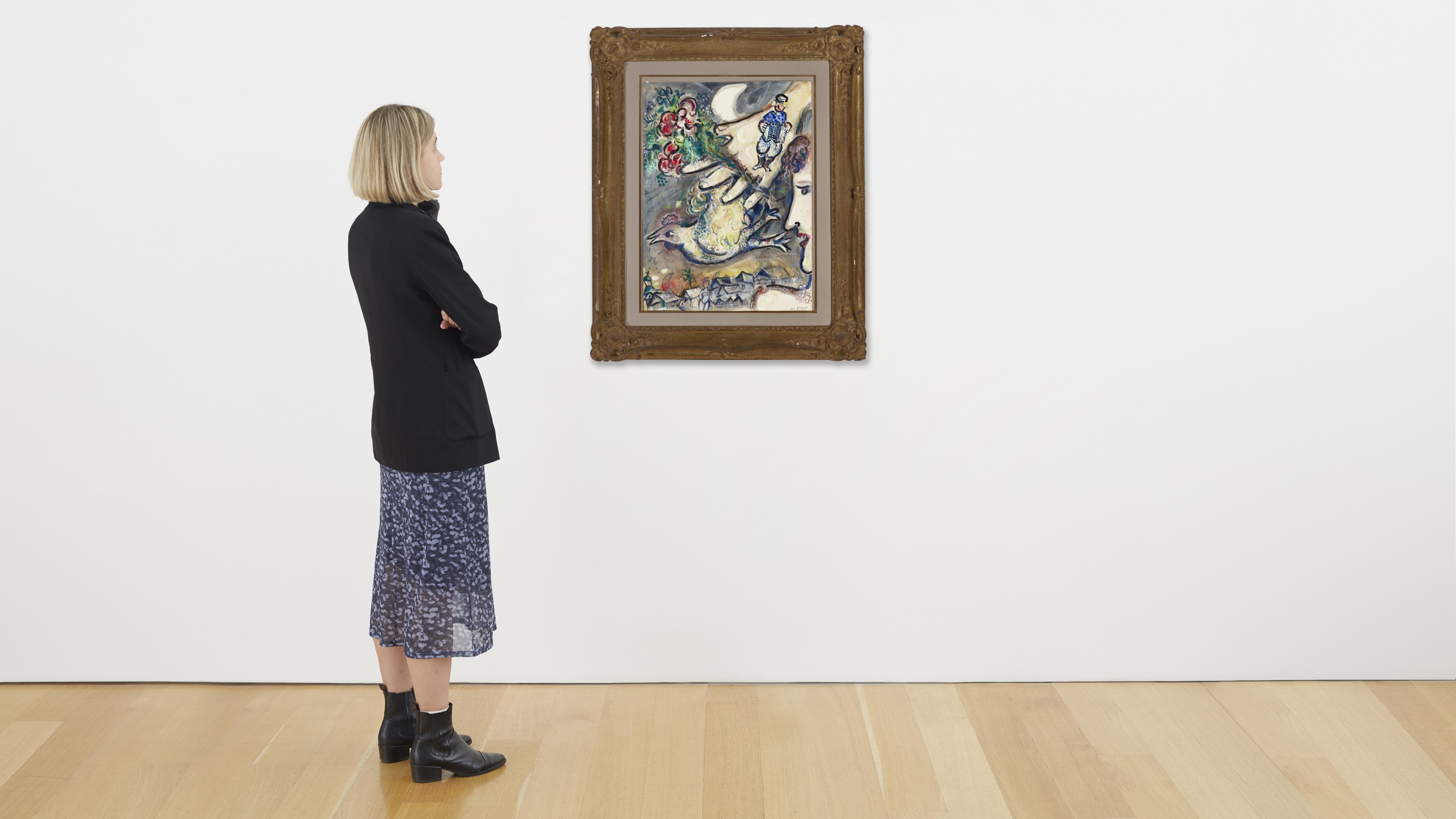 Marc Chagall — Профиль женщины и главное блюдо, изображение 4