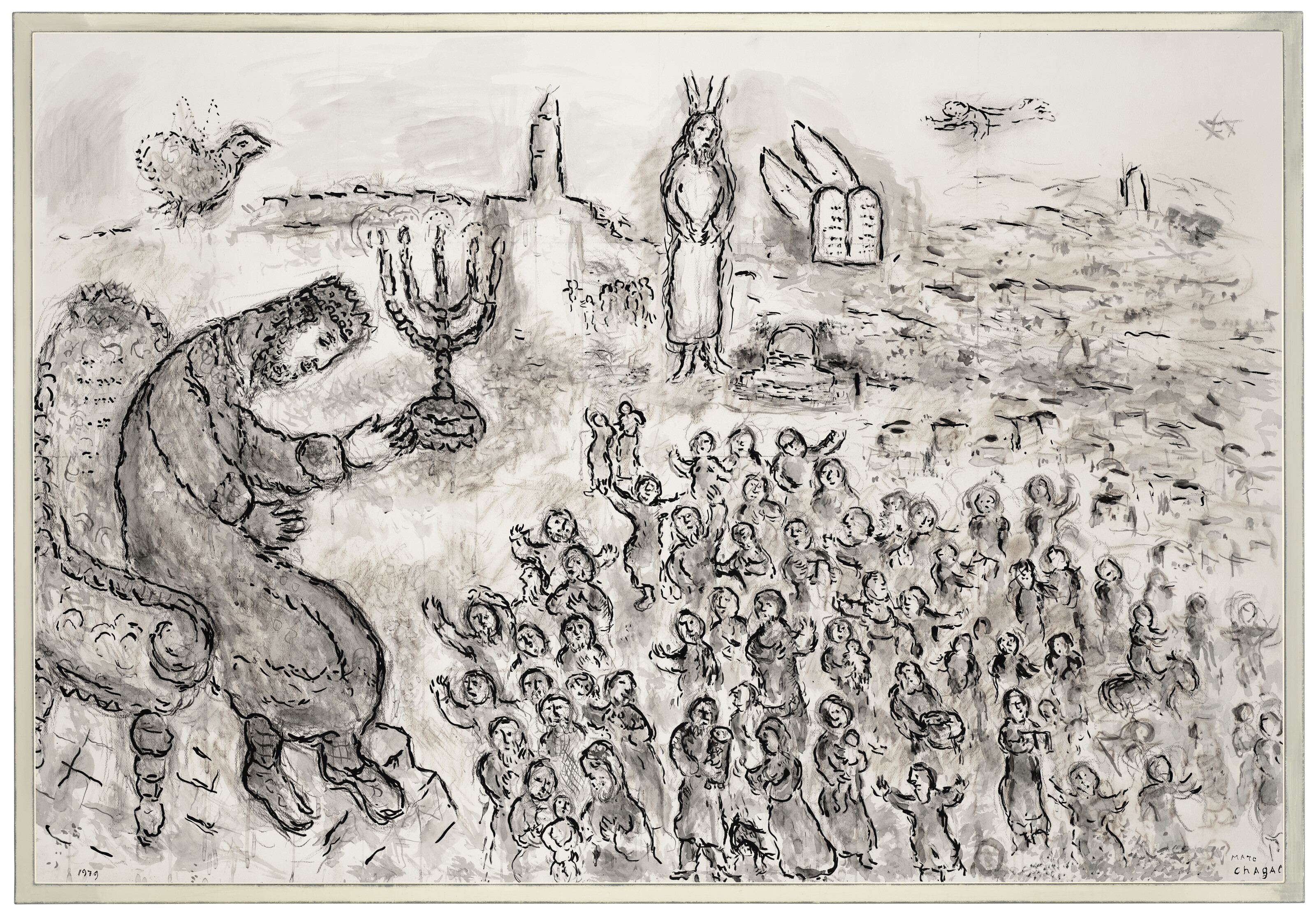 Marc Chagall — Рой Дэвид девант, Иерусалим, изображение 2