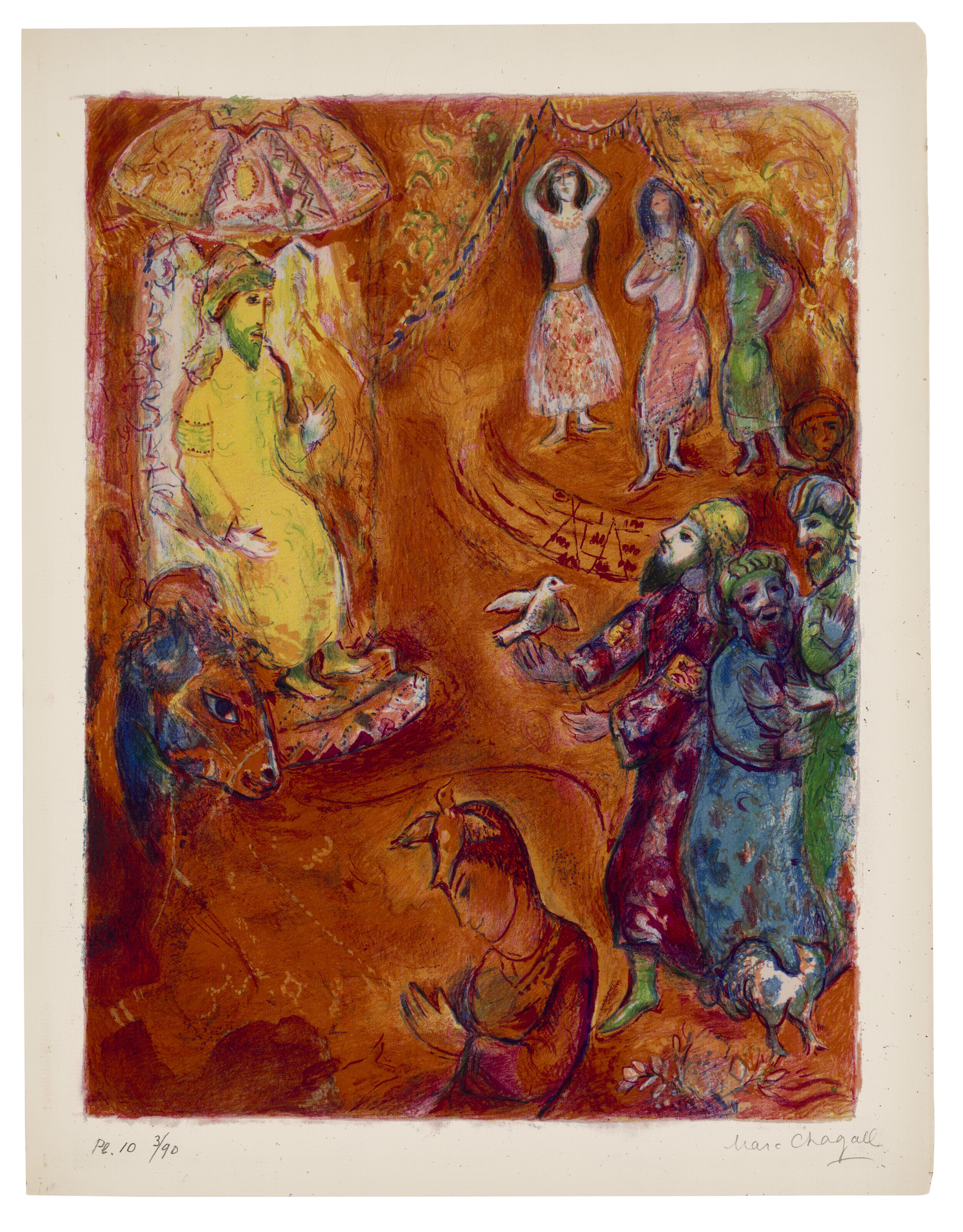 Marc Chagall — Четыре сказки из "Тысячи и одной ночи", изображение 11