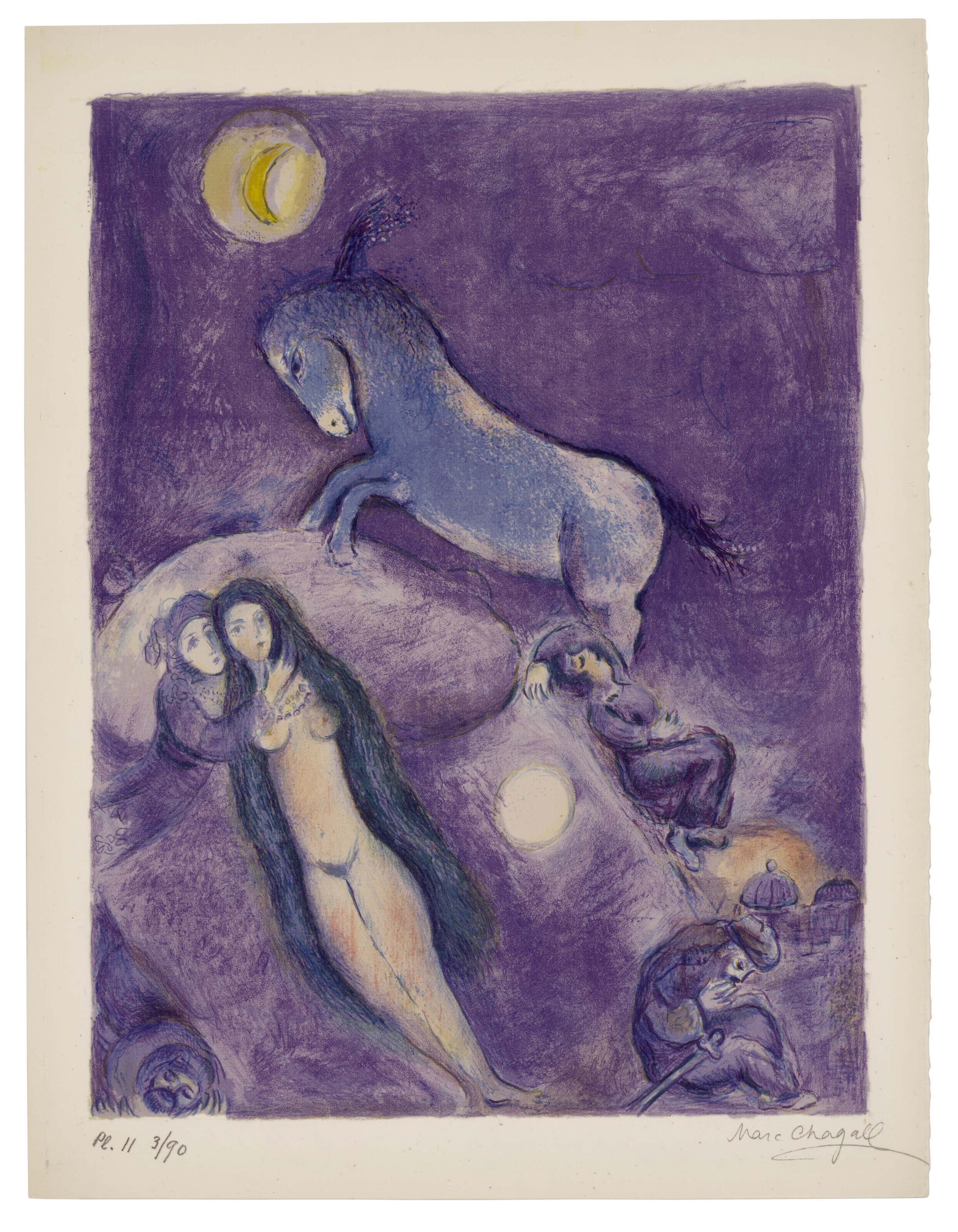 Marc Chagall — Четыре сказки из "Тысячи и одной ночи", изображение 12