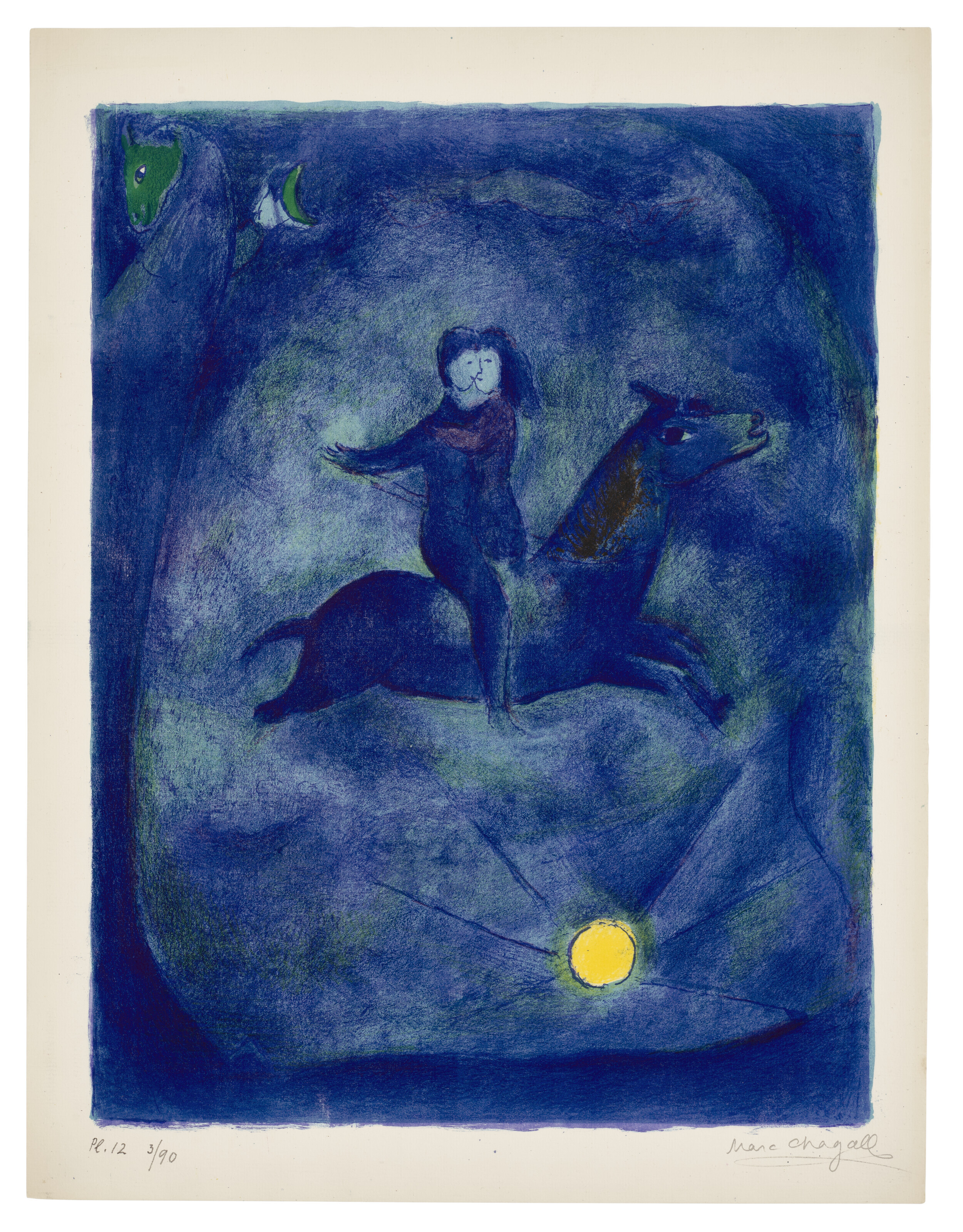 Marc Chagall — Четыре сказки из "Тысячи и одной ночи", изображение 13