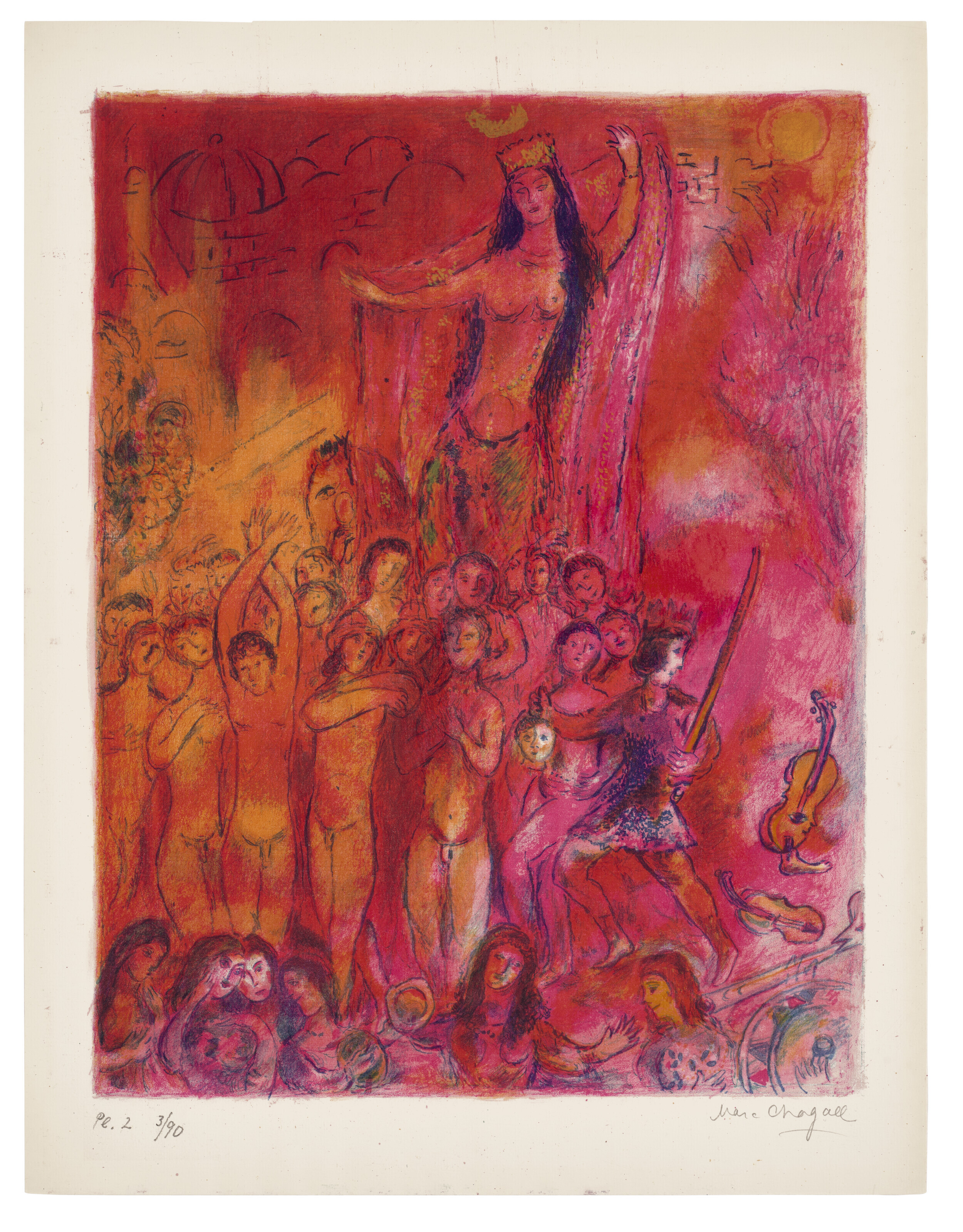 Marc Chagall — Четыре сказки из "Тысячи и одной ночи", изображение 3