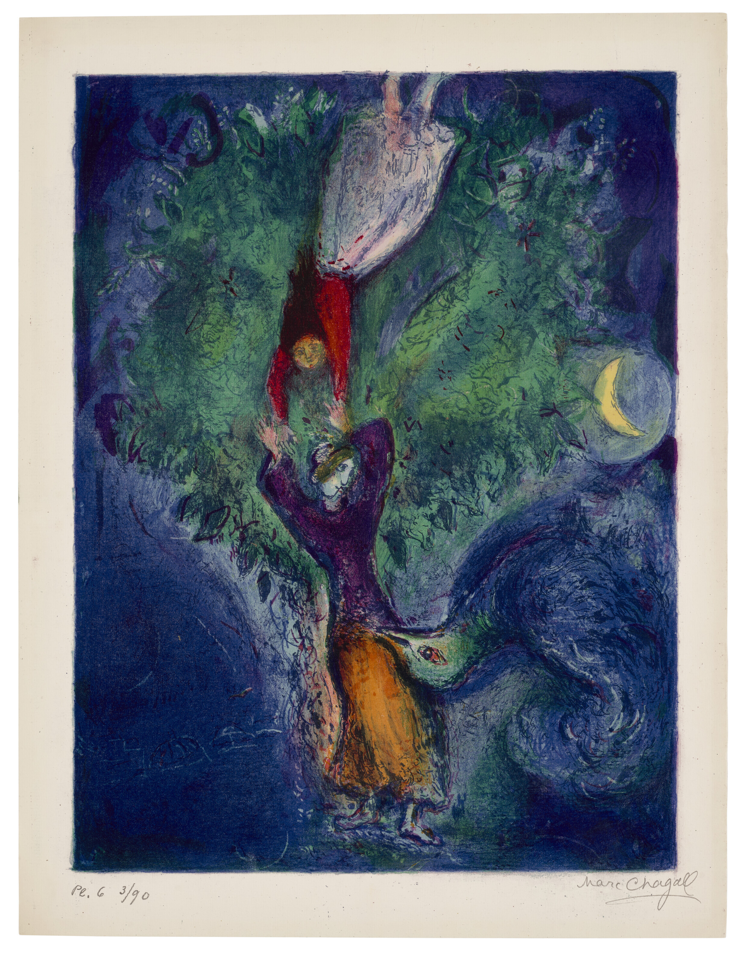 Marc Chagall — Четыре сказки из "Тысячи и одной ночи", изображение 7