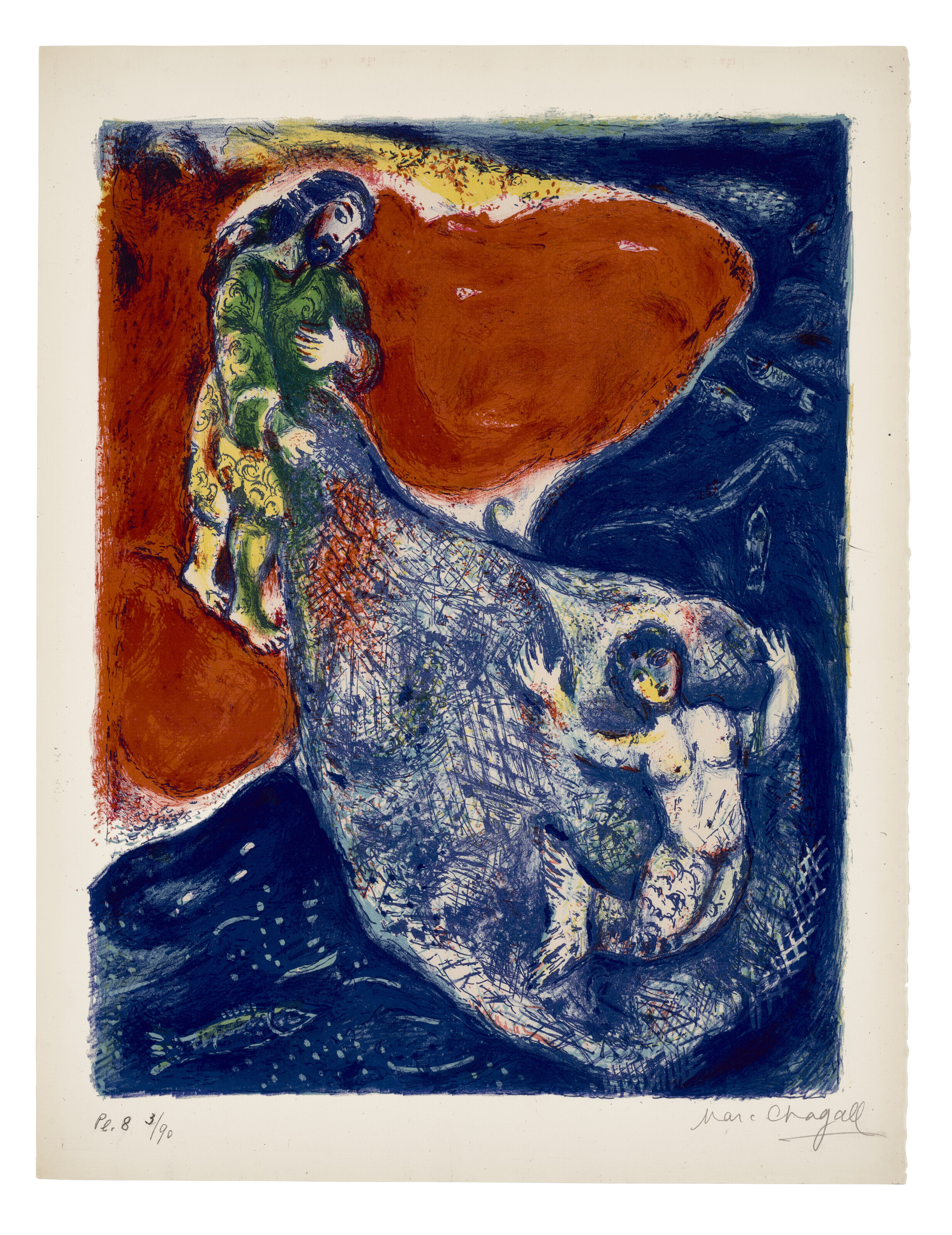 Marc Chagall — Четыре сказки из "Тысячи и одной ночи", изображение 9