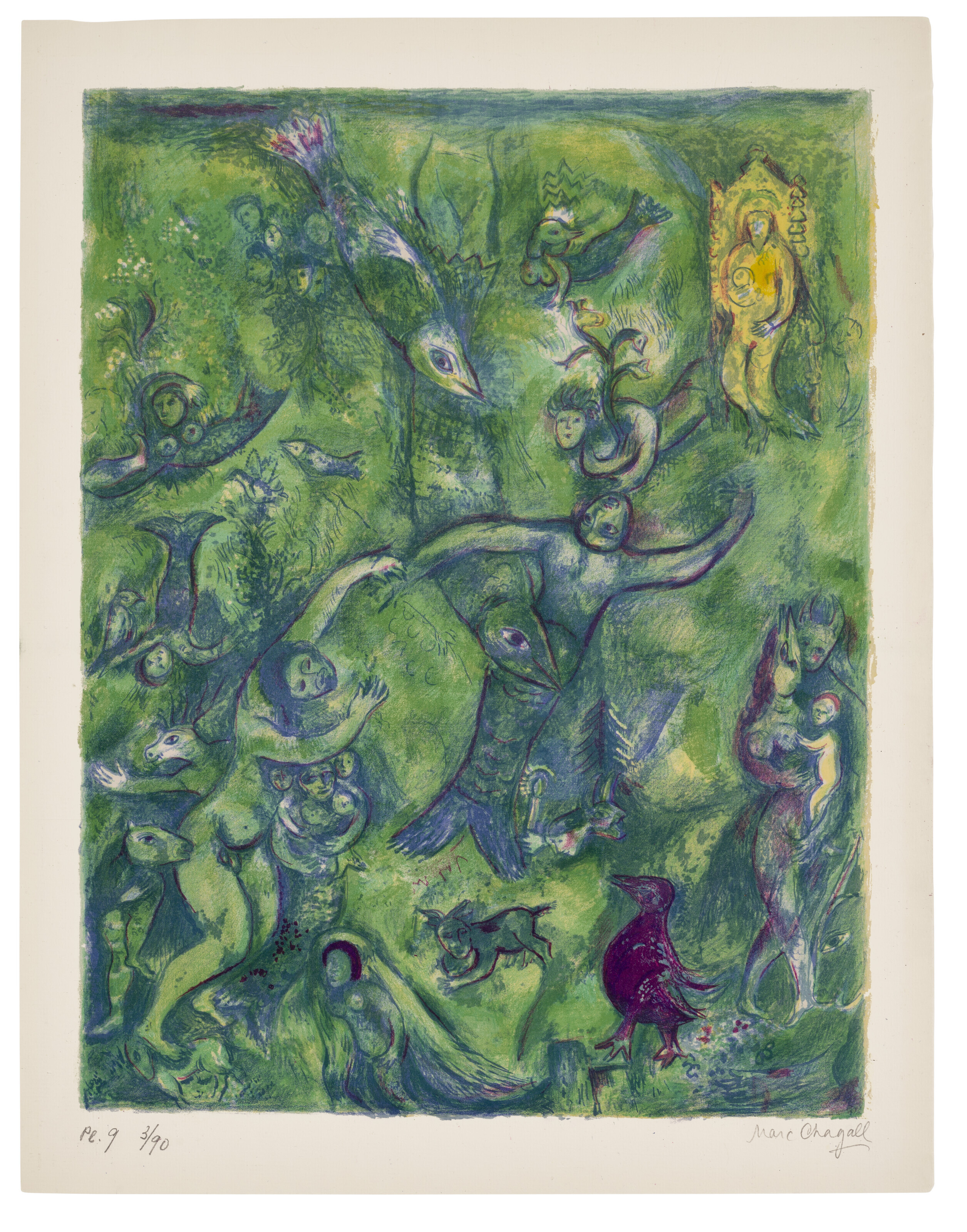 Marc Chagall — Четыре сказки из "Тысячи и одной ночи", изображение 10