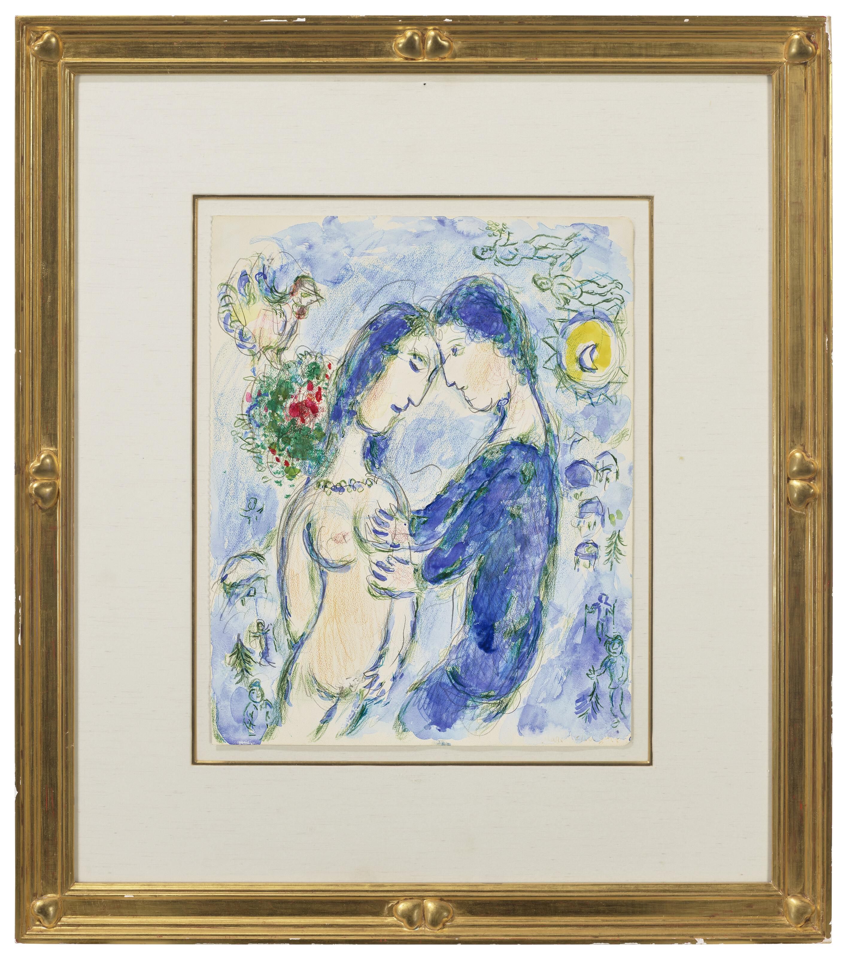 Marc Chagall — Влюбленный, изображение 2