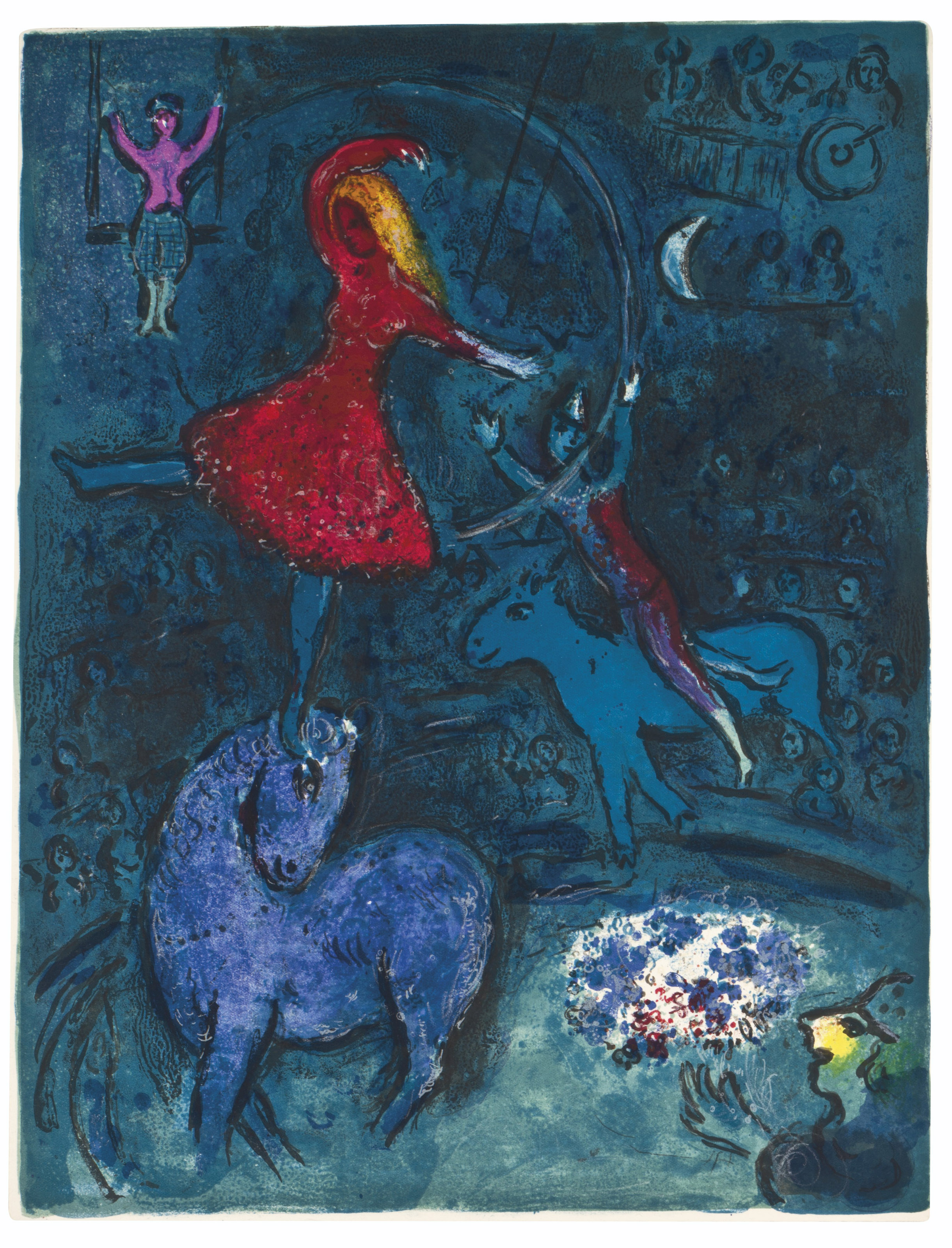 Marc Chagall — "Цирк", главный редактор "Триады", Париж, 1967, изображение 3