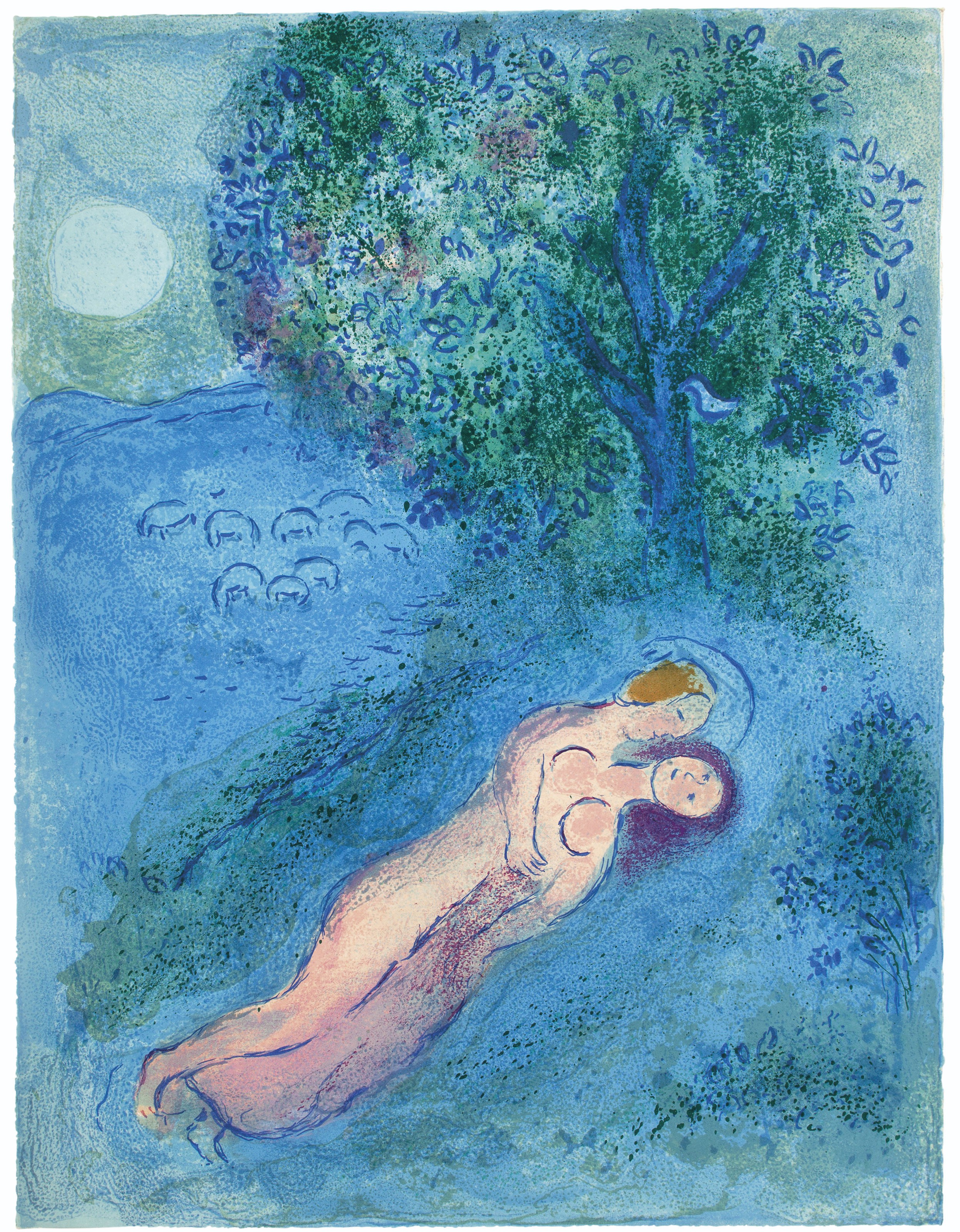Marc Chagall — Лонгус, "Дафнис и Хлоя", редактор журнала "Tériade", Париж, 1961, изображение 2