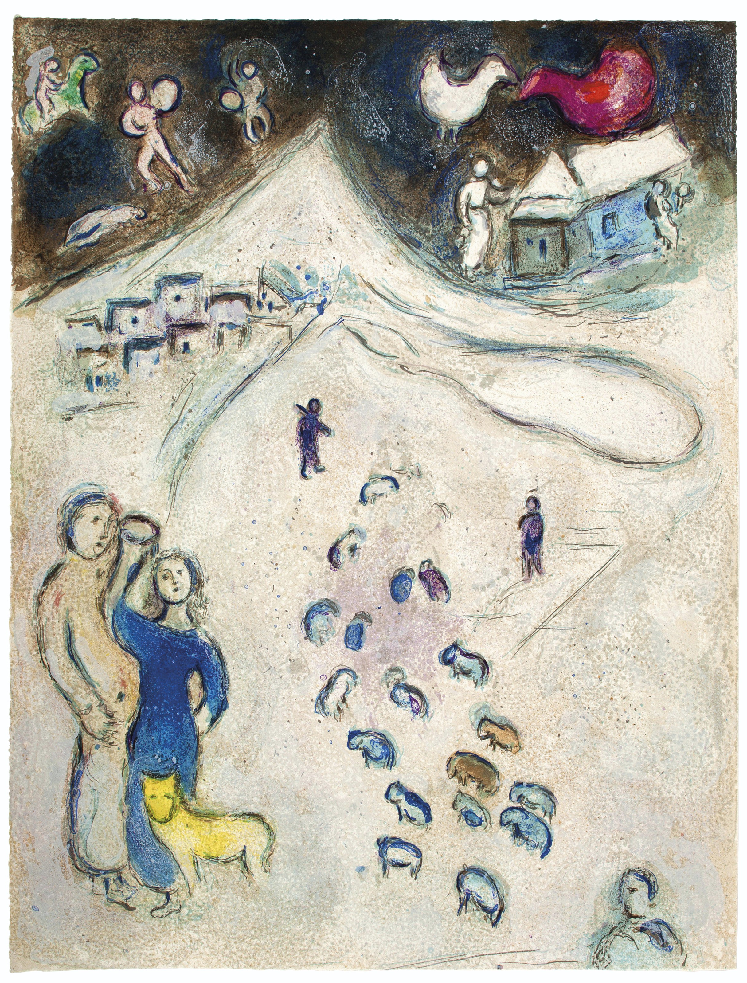 Marc Chagall — Лонгус, "Дафнис и Хлоя", редактор журнала "Tériade", Париж, 1961, изображение 6