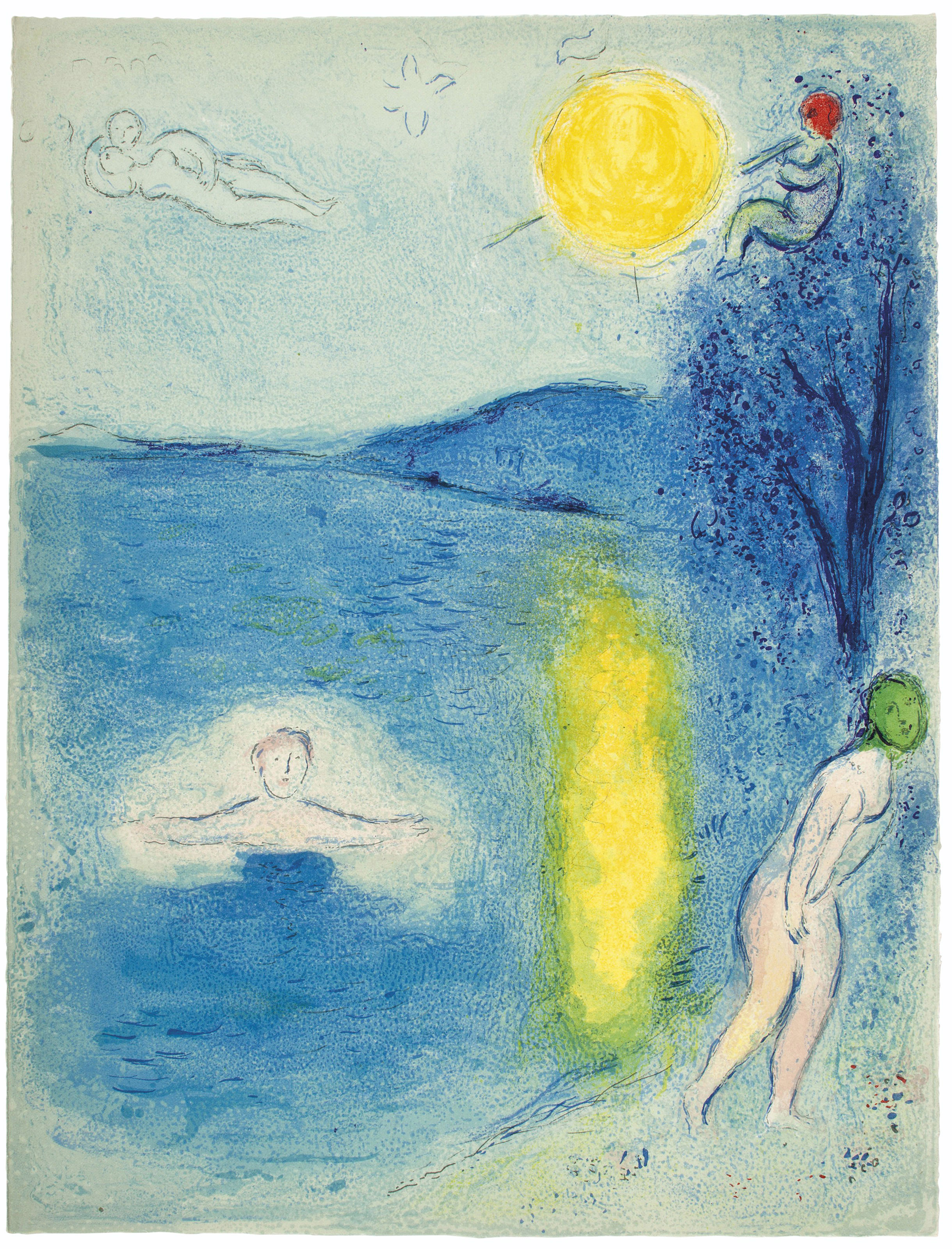 Marc Chagall — Лонгус, "Дафнис и Хлоя", редактор журнала "Tériade", Париж, 1961, изображение 8