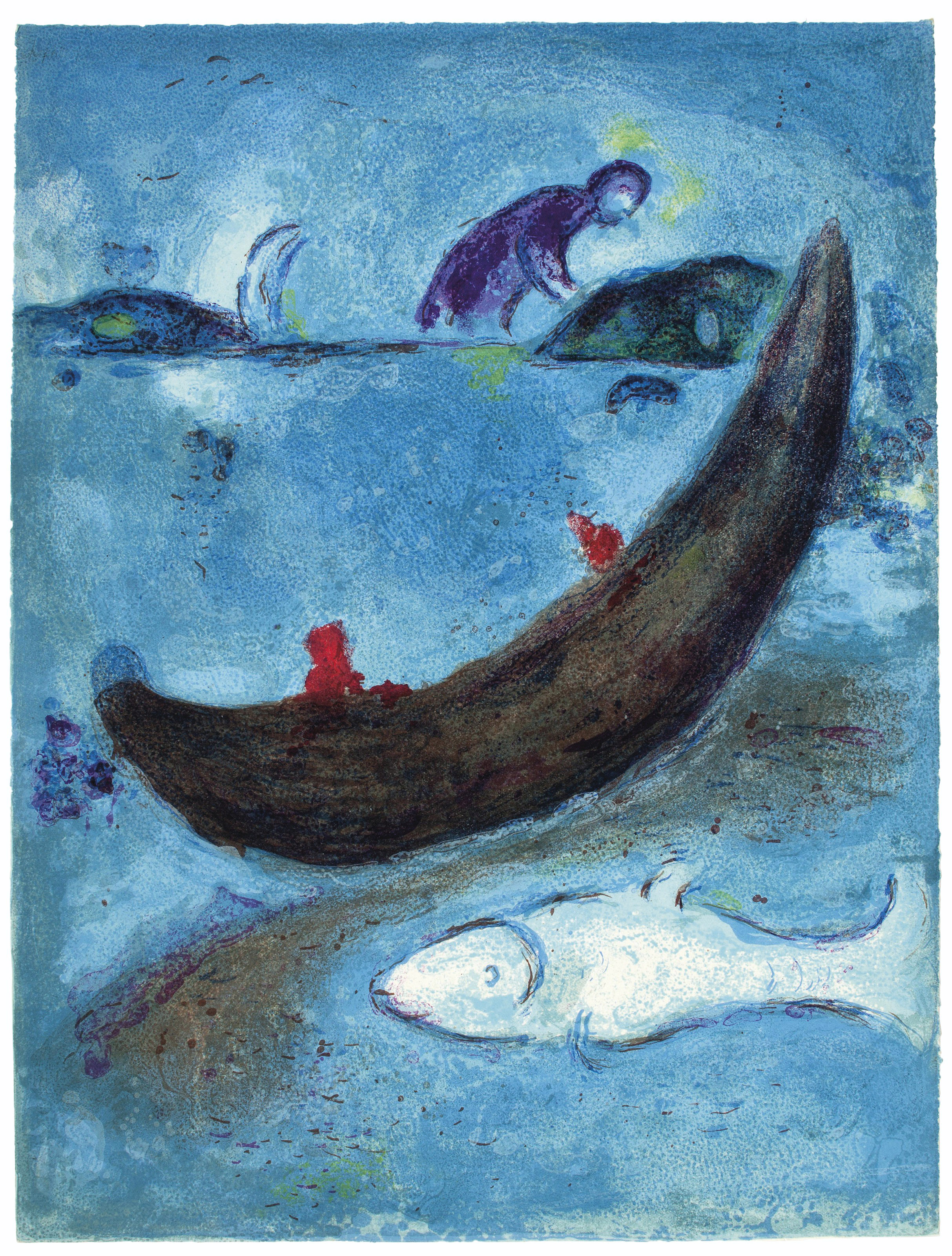 Marc Chagall — Лонгус, "Дафнис и Хлоя", редактор журнала "Tériade", Париж, 1961, изображение 9