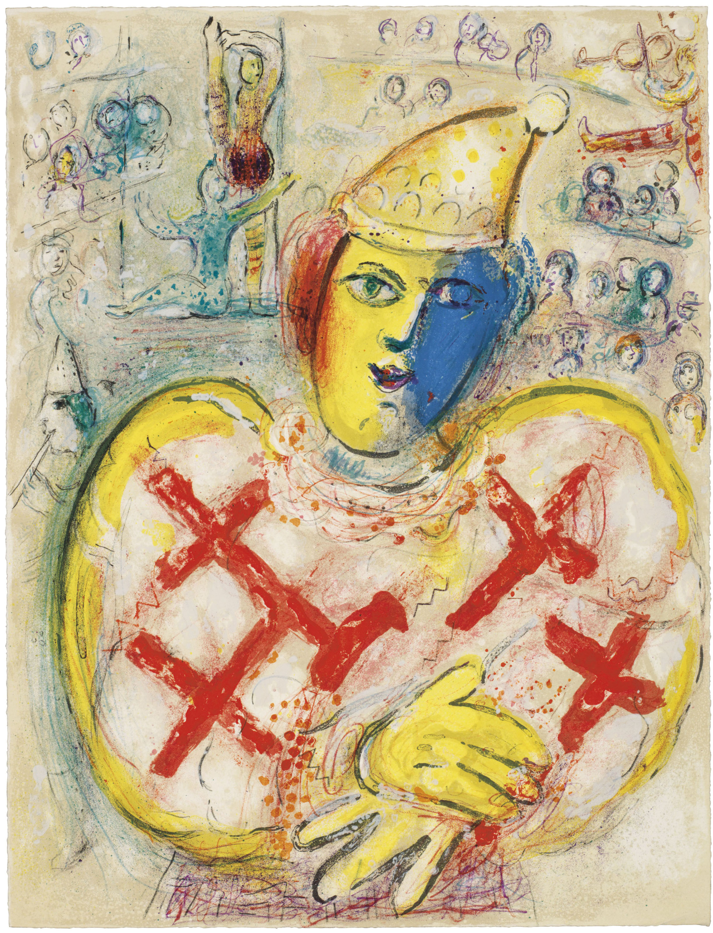 Marc Chagall — Цирк, главный редактор Tériade, Париж, 1967, изображение 3