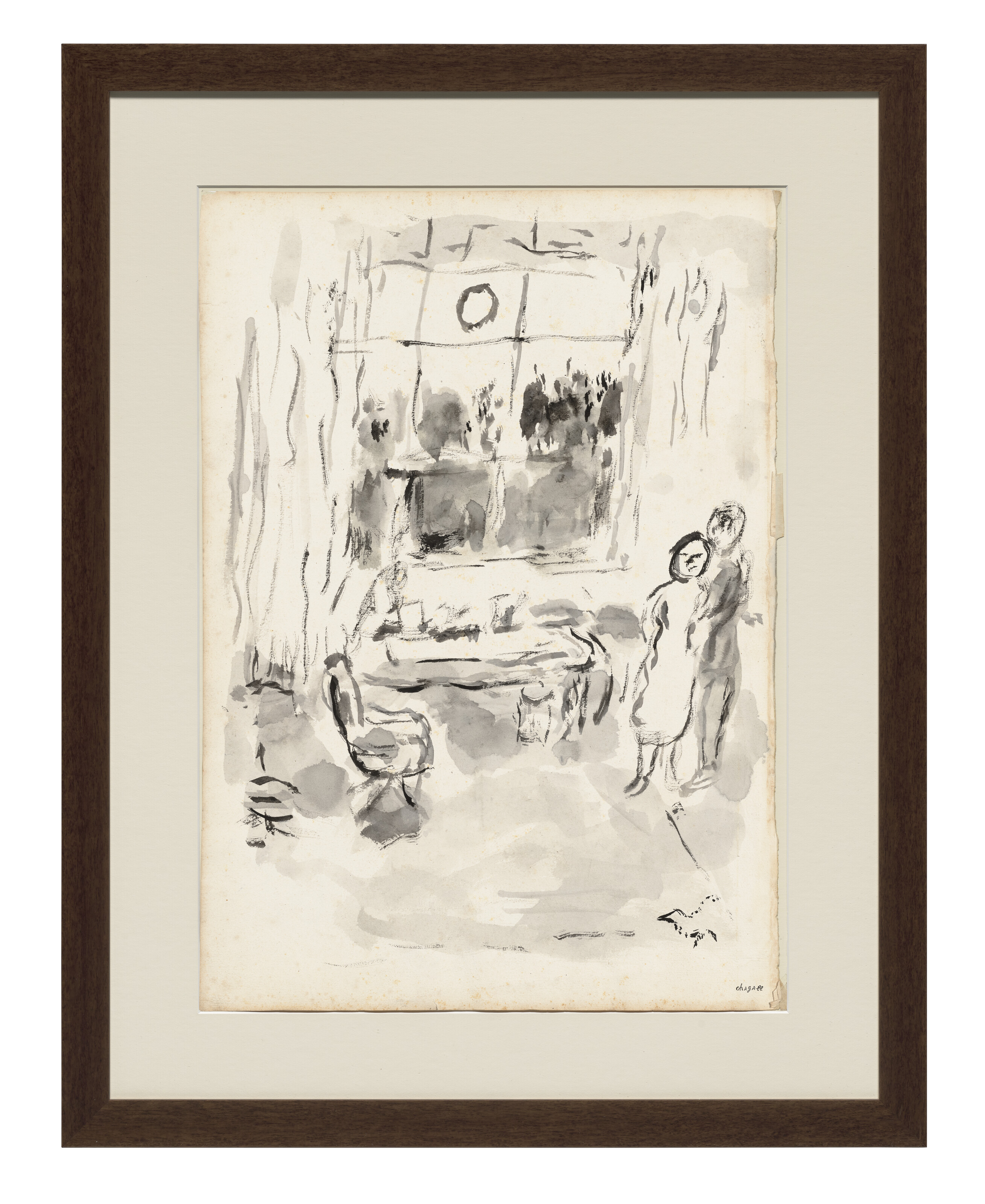 Marc Chagall — Пара, влюбленная в друг друга, изображение 4
