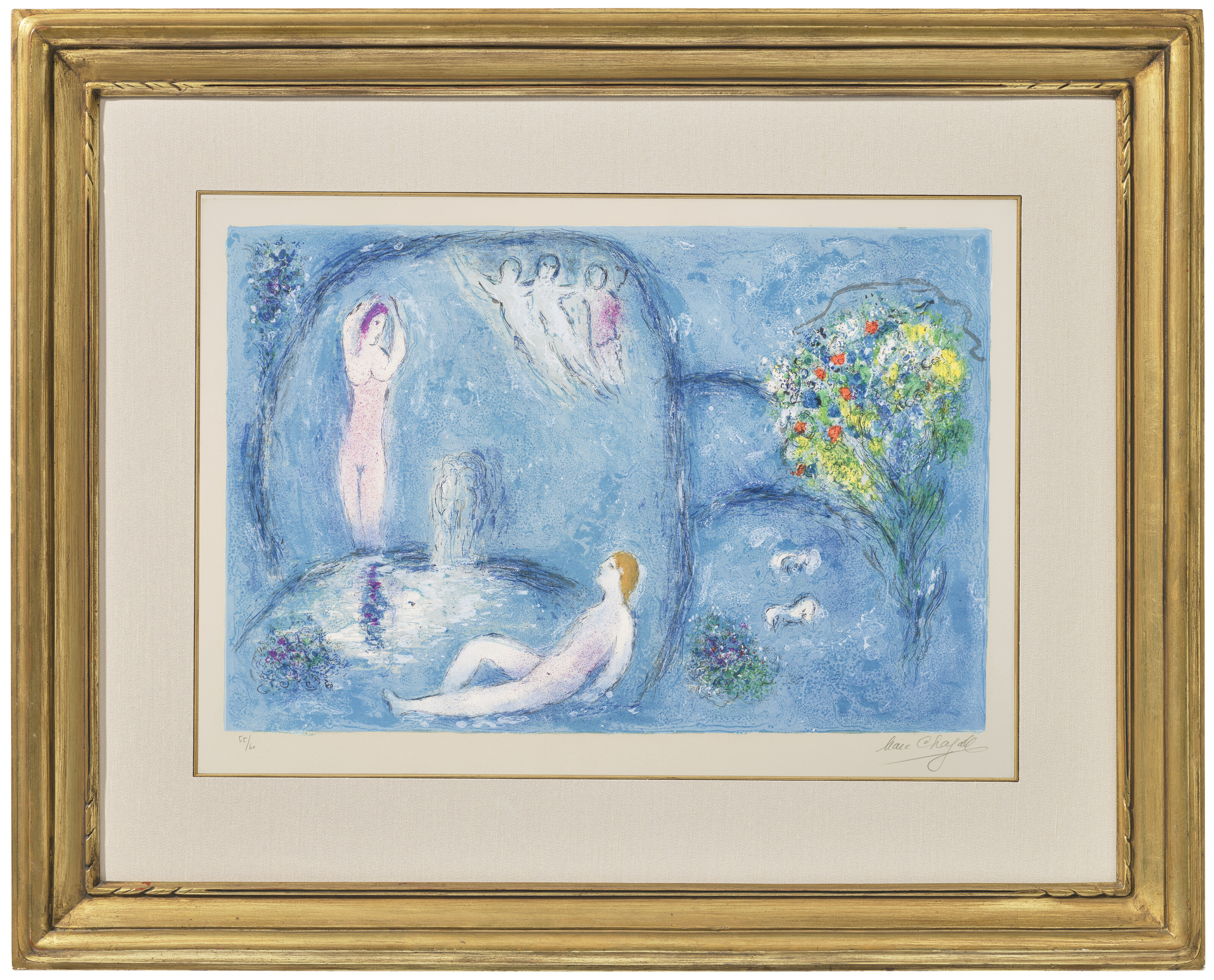 Marc Chagall — Пещера нимф из "Дафниса и Хлои", изображение 2