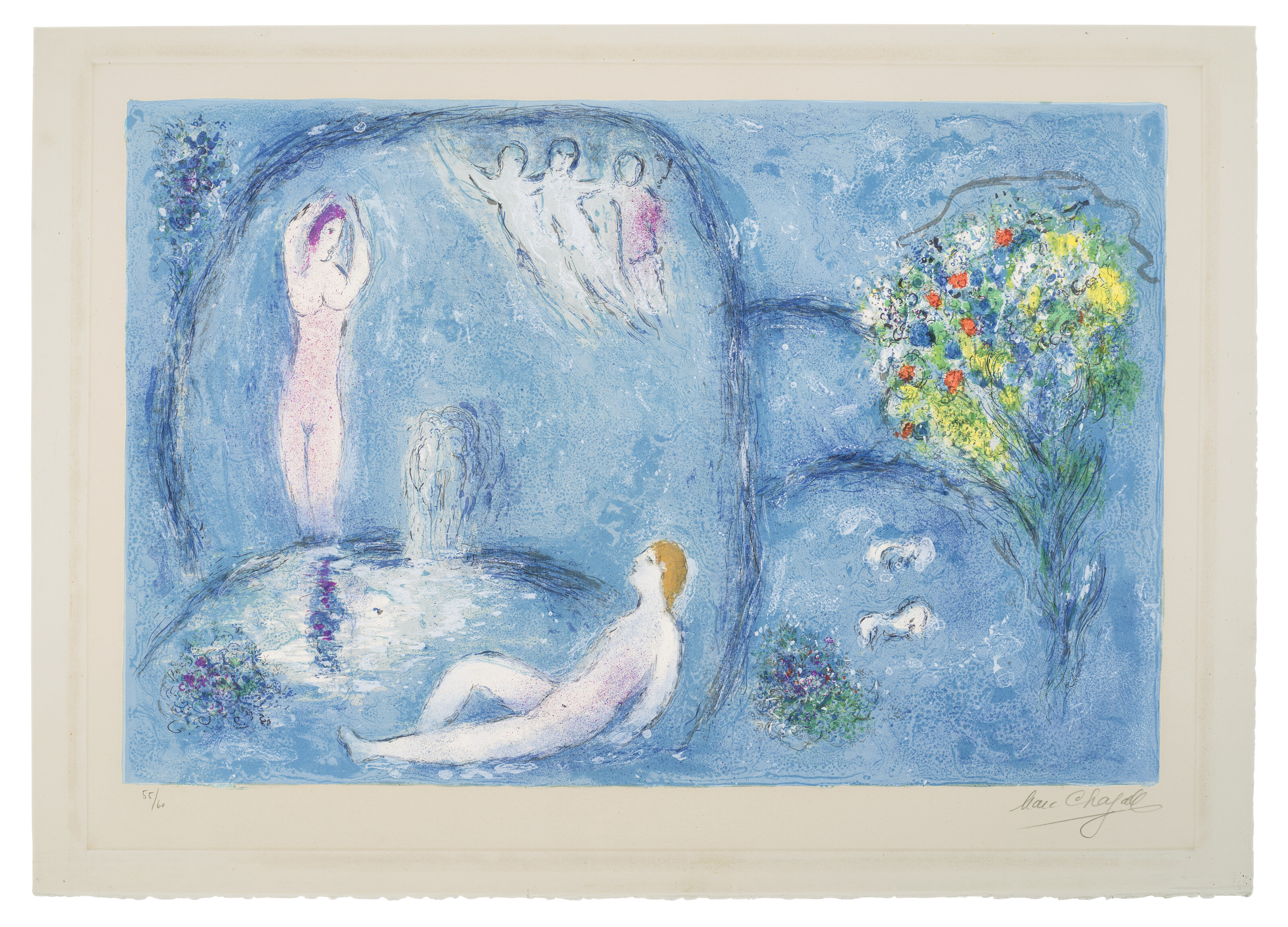 Marc Chagall — Пещера нимф из "Дафниса и Хлои", изображение 3