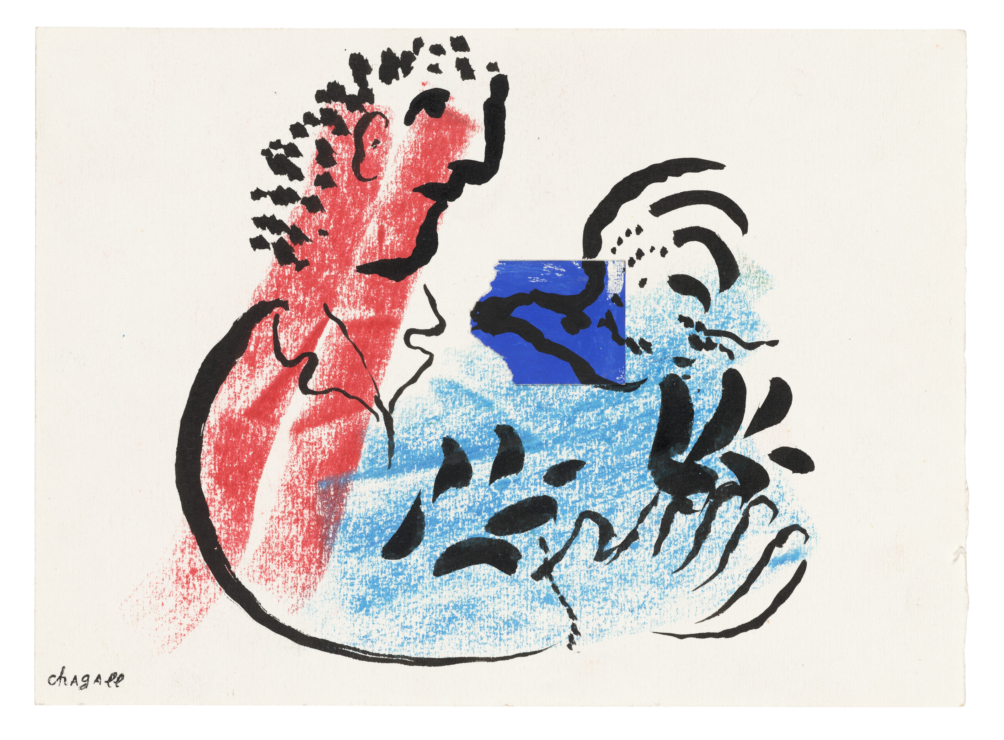 Marc Chagall — Профиль румян и блю в шести цветах, изображение 2